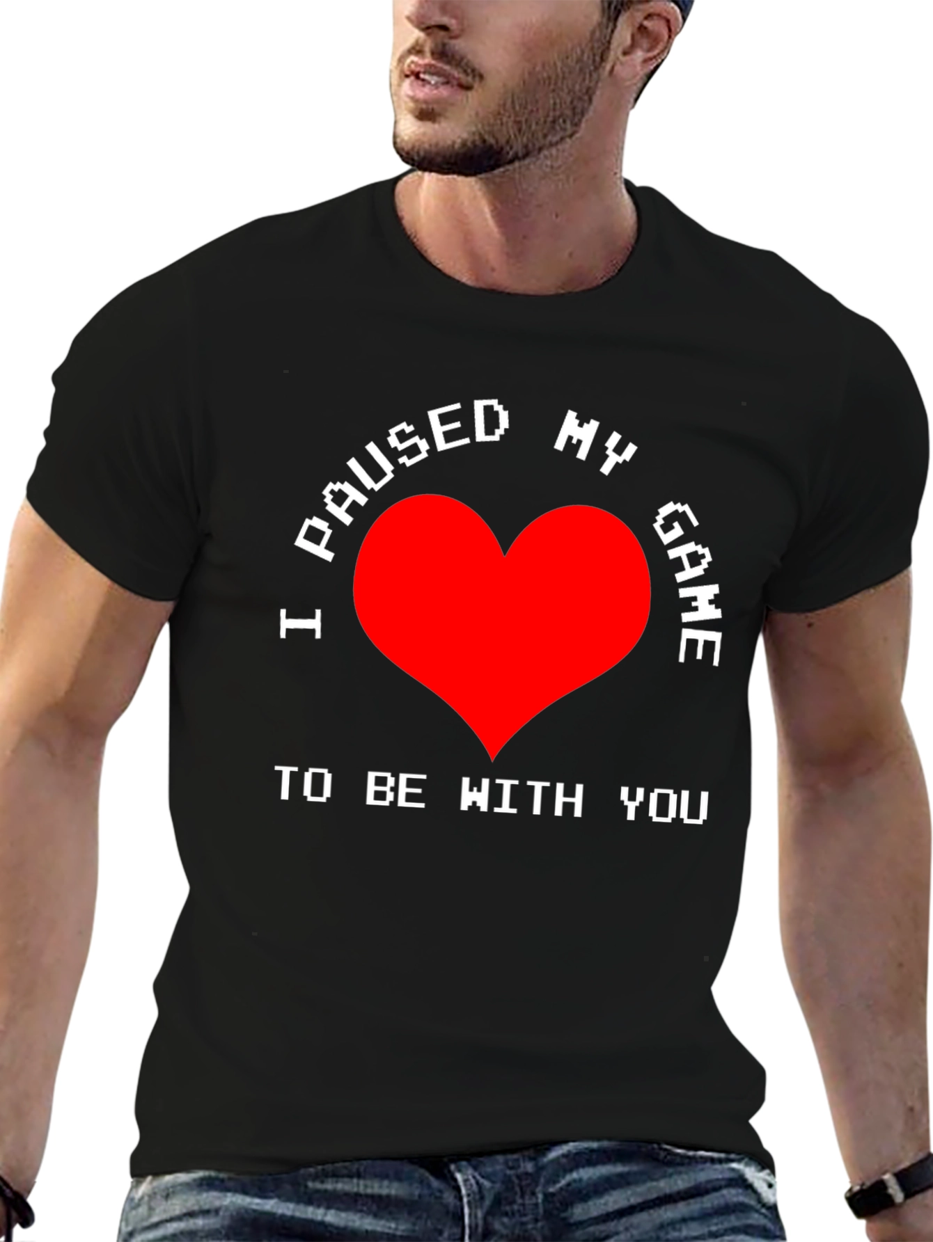 I Paused My Game T-Shirt - Gamer Love Tee