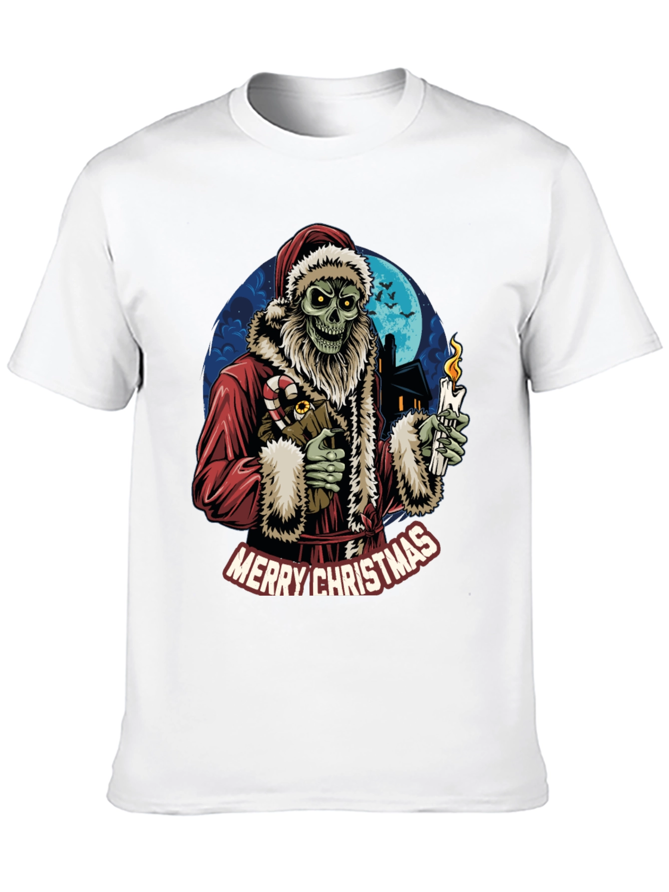 Merry Christmas Zombie Santa T-Shirt