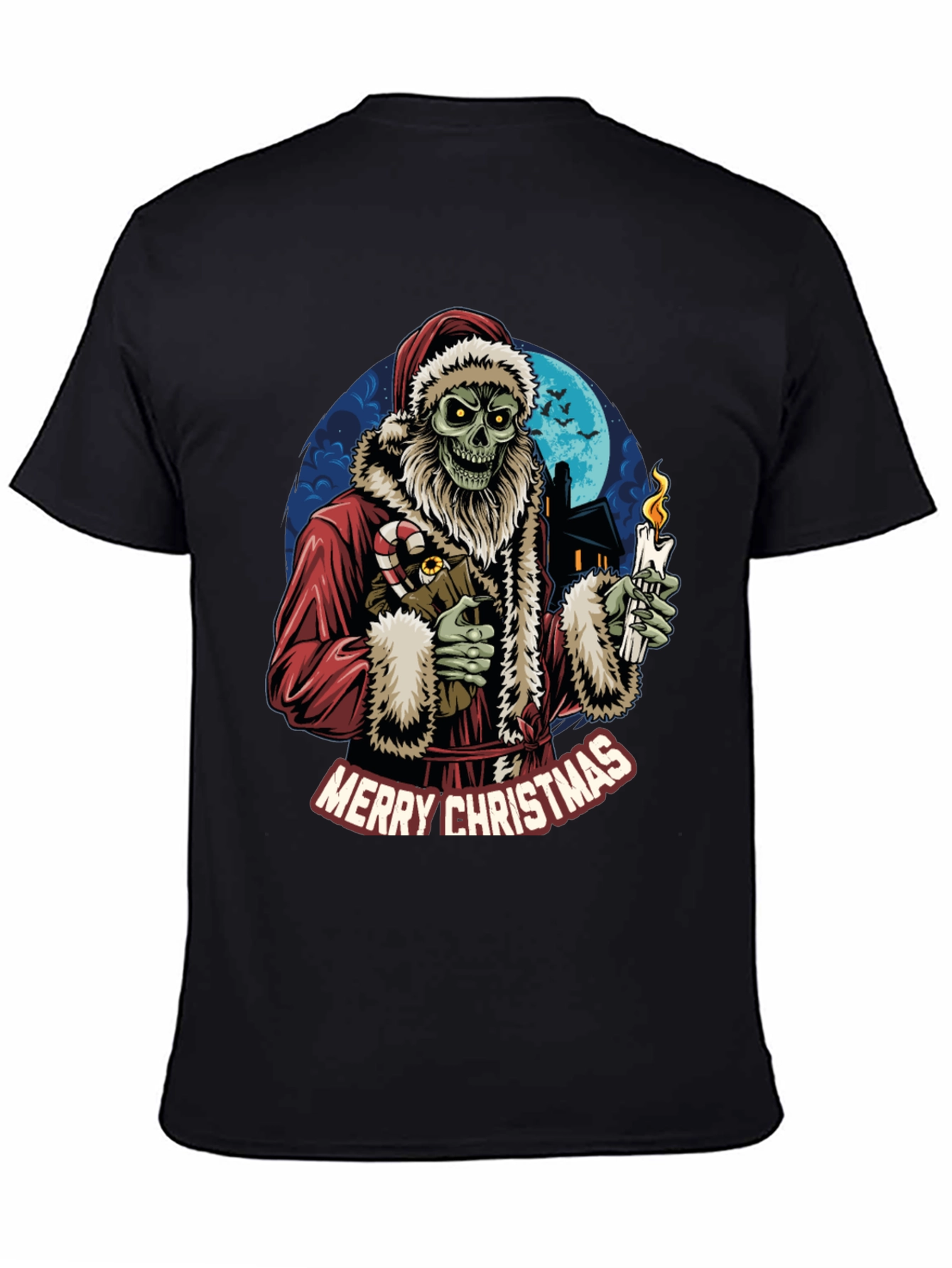 Merry Christmas Zombie Santa T-Shirt