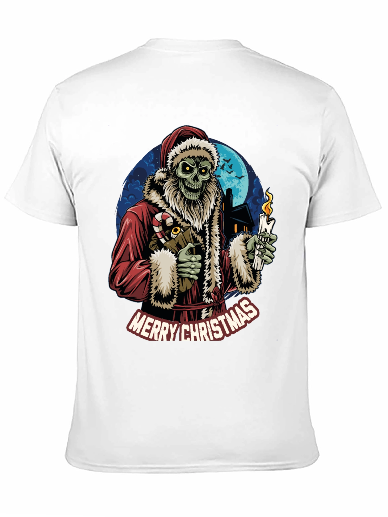 Merry Christmas Zombie Santa T-Shirt