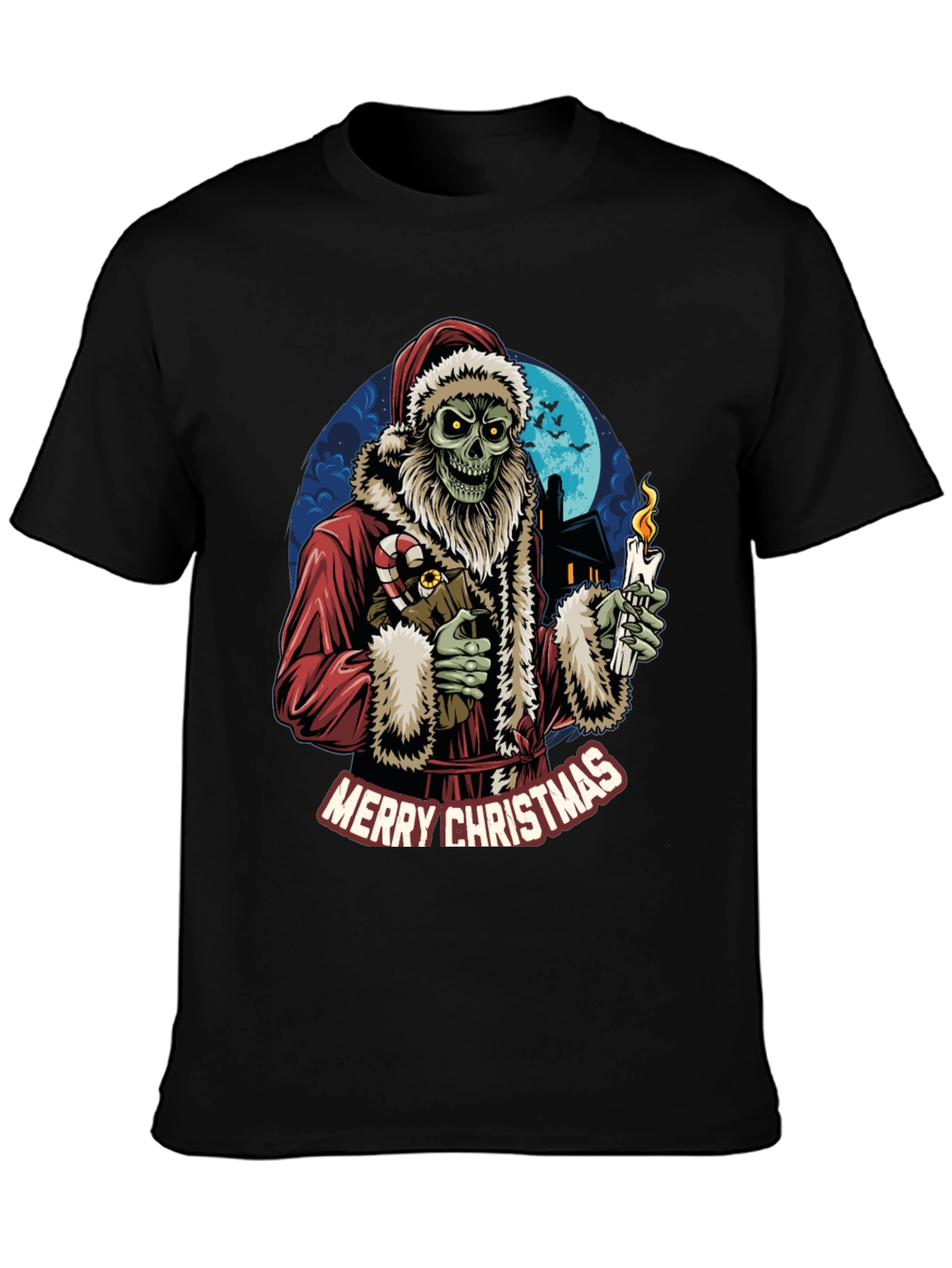 Merry Christmas Zombie Santa T-Shirt