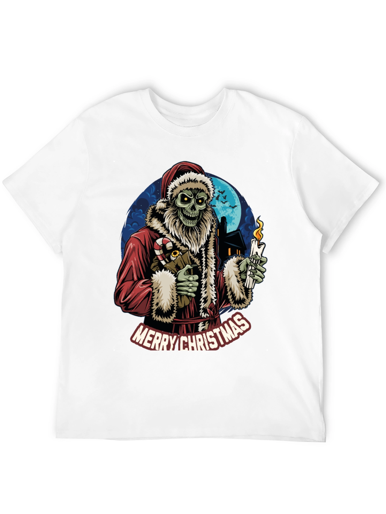 Merry Christmas Zombie Santa T-Shirt