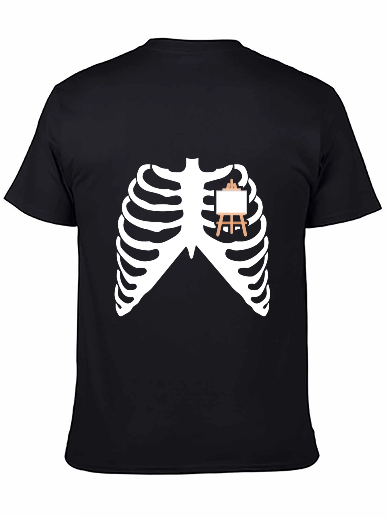 Artist Skeleton Rib Cage T-Shirt