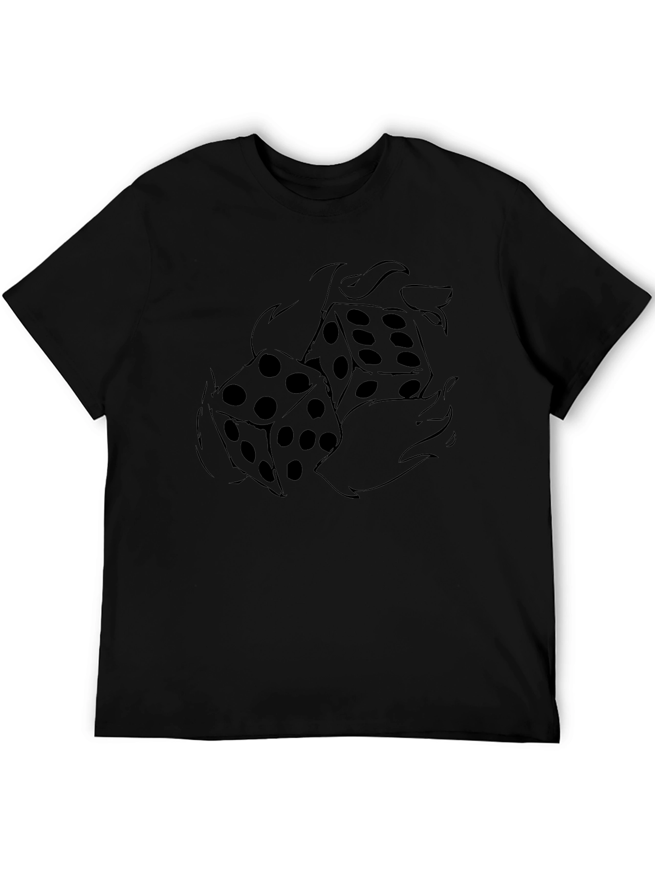 Dice on Fire Graphic T-Shirt - Bold Design