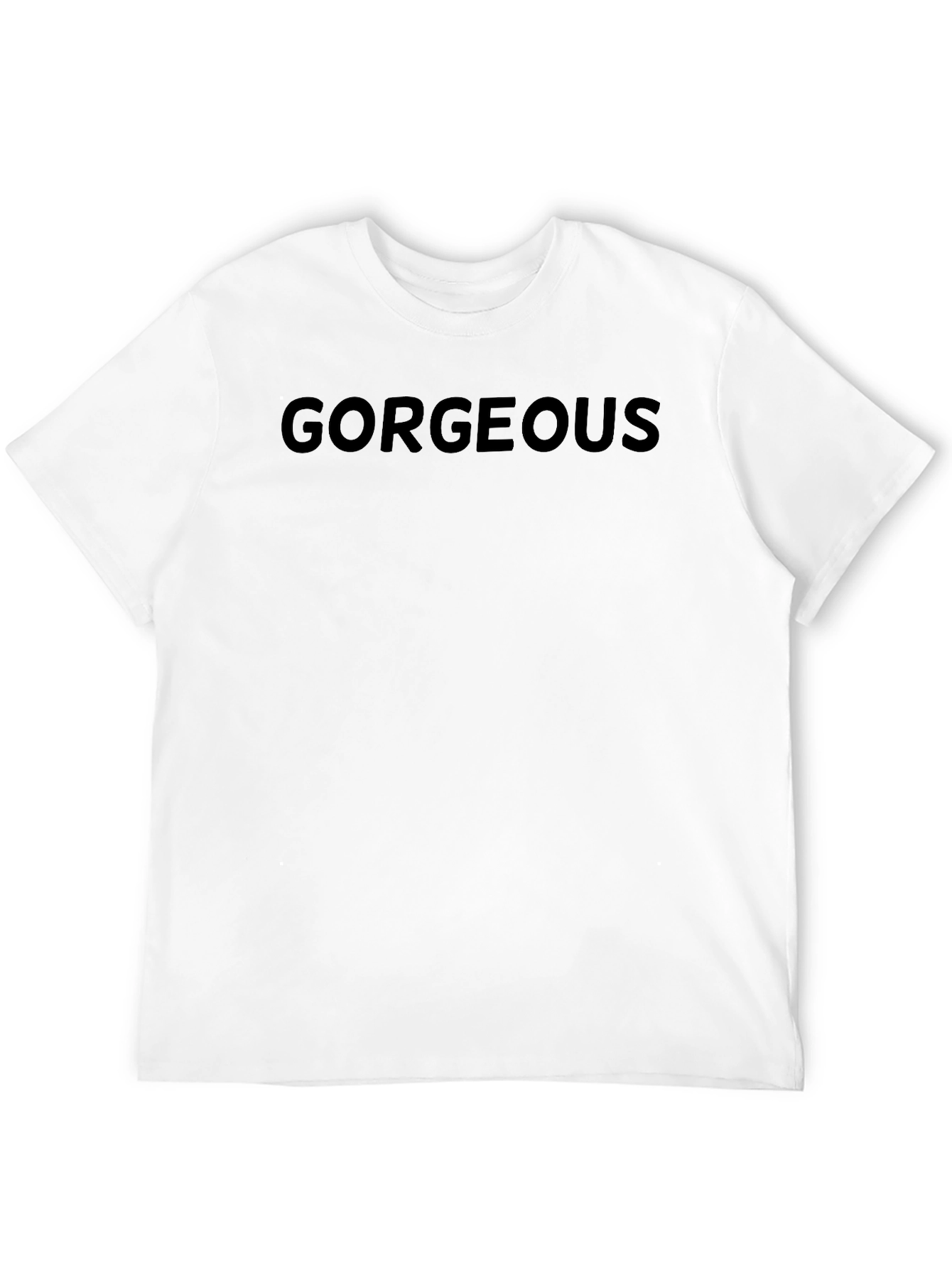 Gorgeous Mens Black Graphic T-Shirt