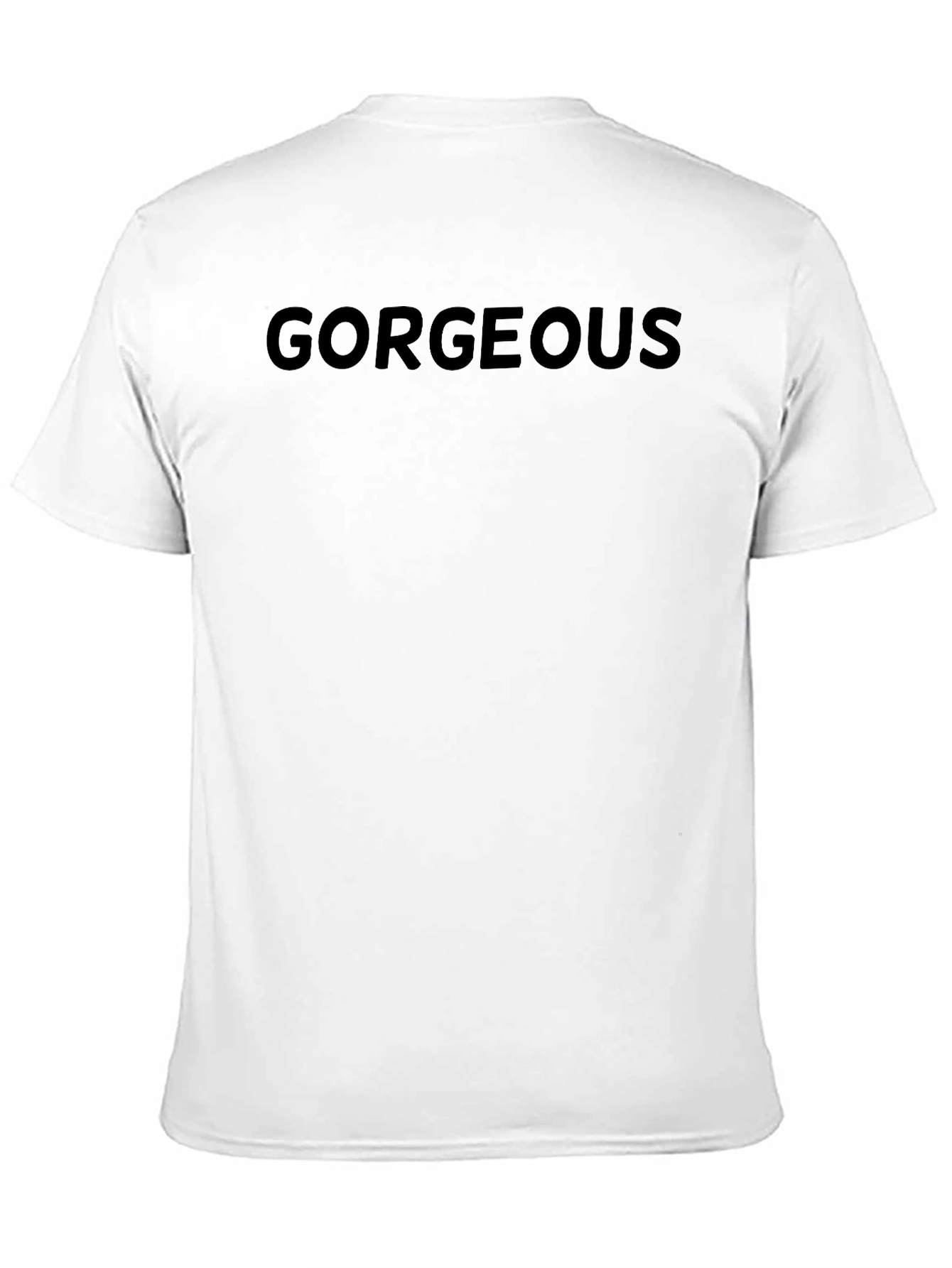 Gorgeous Mens Black Graphic T-Shirt