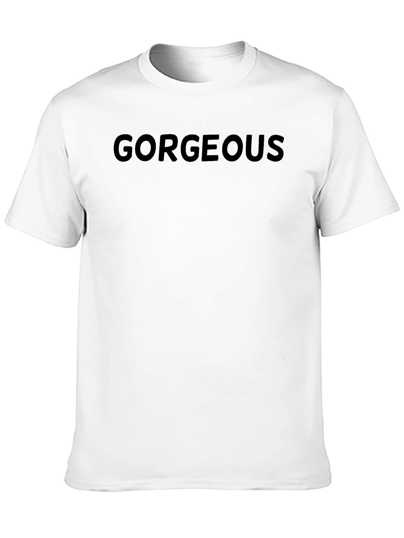 Gorgeous Mens Black Graphic T-Shirt