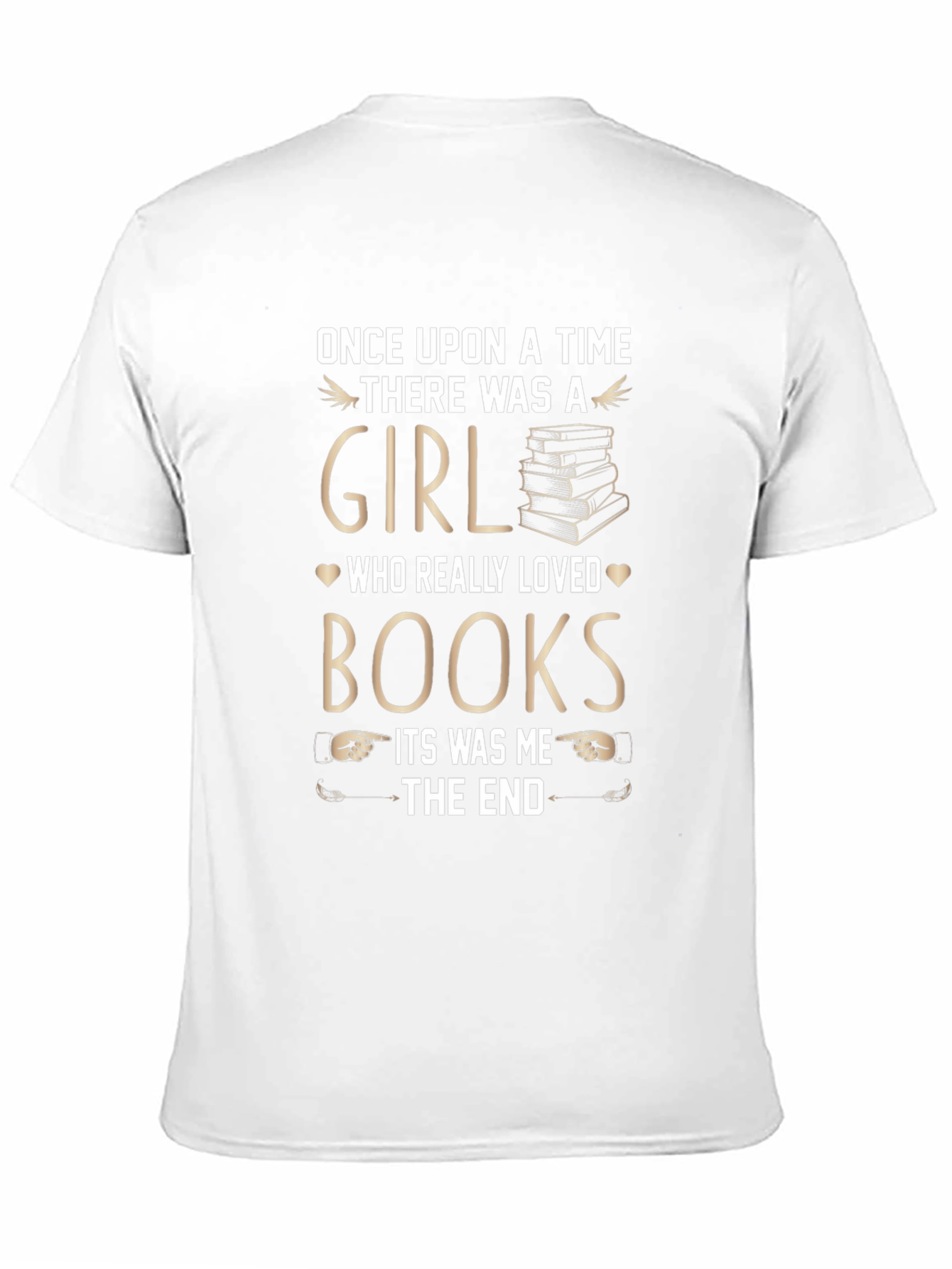 Once Upon a Time Girl Who Loved Books T-Shirt