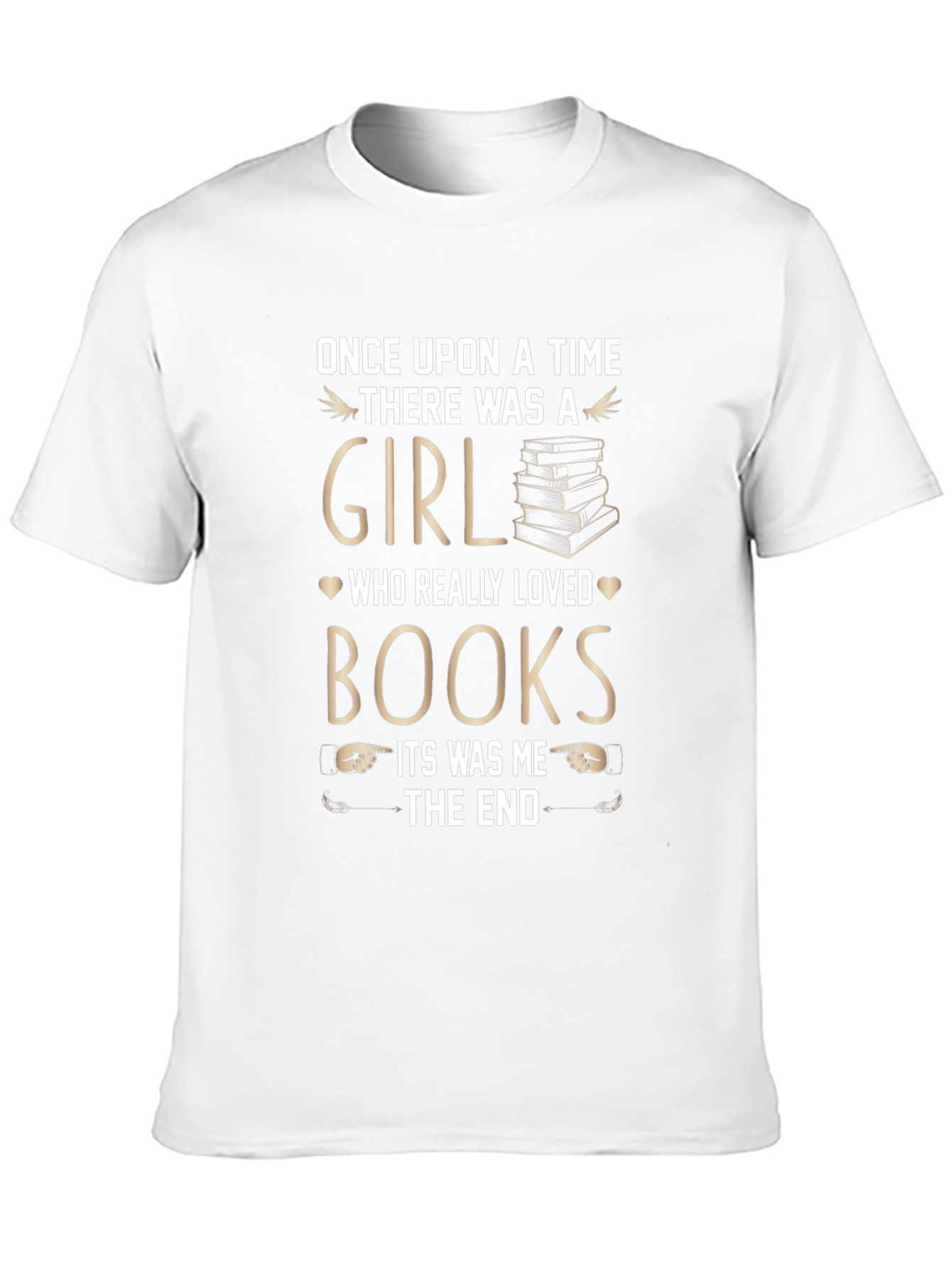 Once Upon a Time Girl Who Loved Books T-Shirt