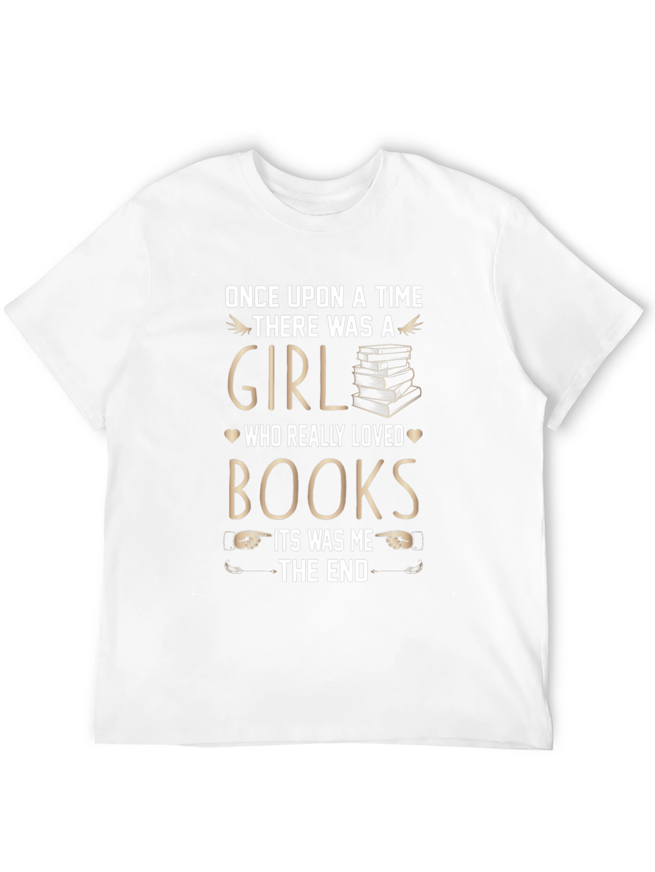 Once Upon a Time Girl Who Loved Books T-Shirt