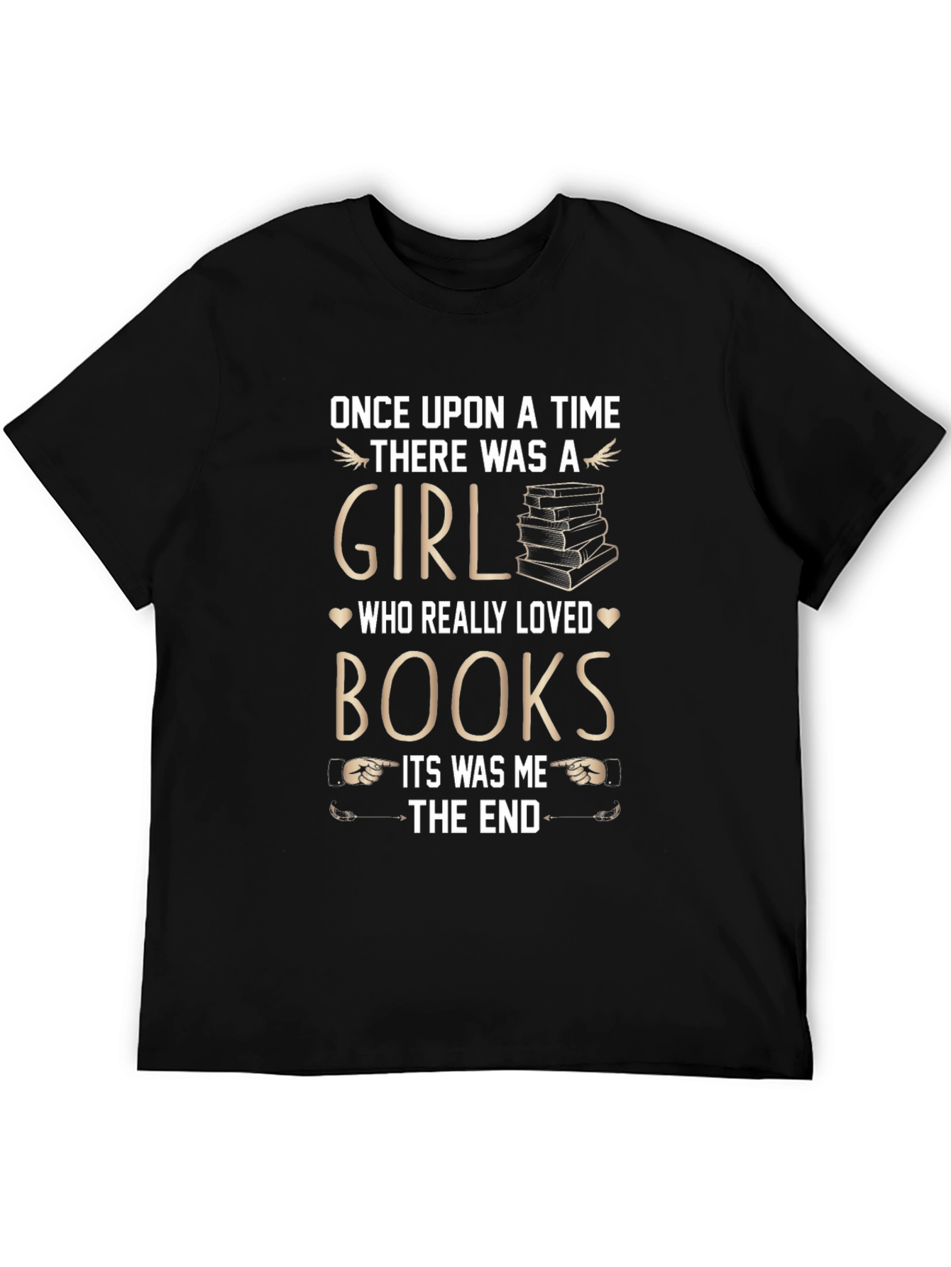 Once Upon a Time Girl Who Loved Books T-Shirt