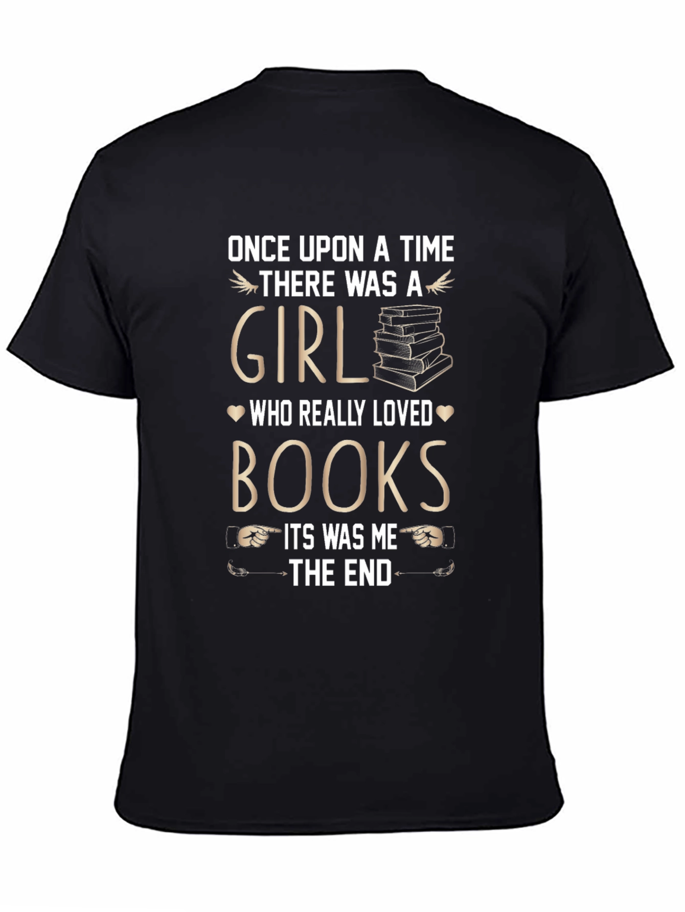 Once Upon a Time Girl Who Loved Books T-Shirt