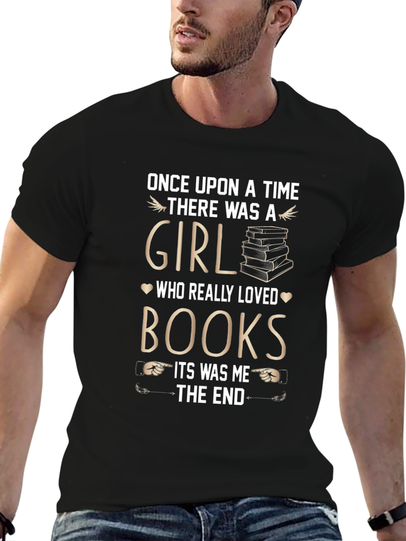 Once Upon a Time Girl Who Loved Books T-Shirt