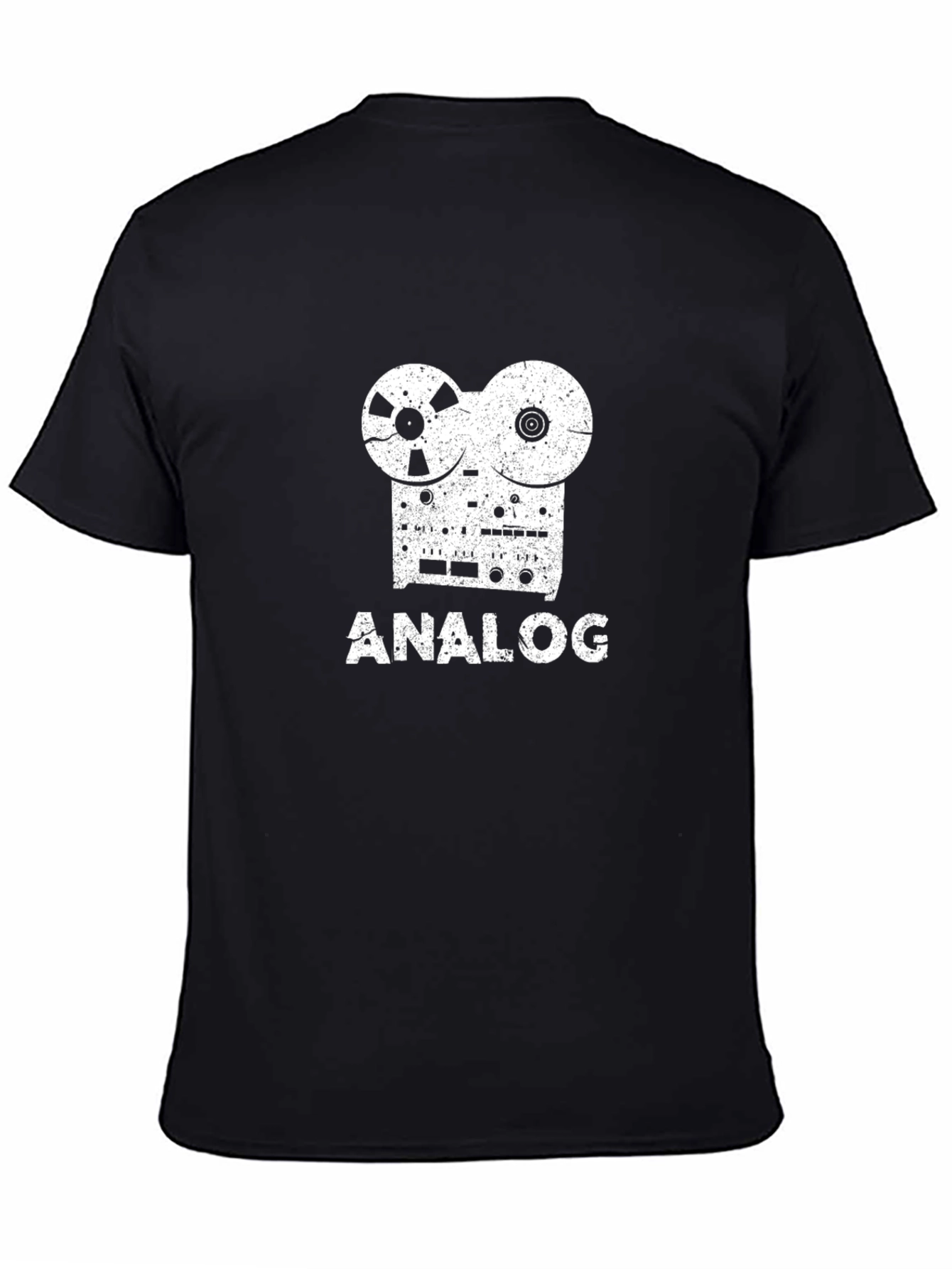 Analog Reel-to-Reel Black T-Shirt