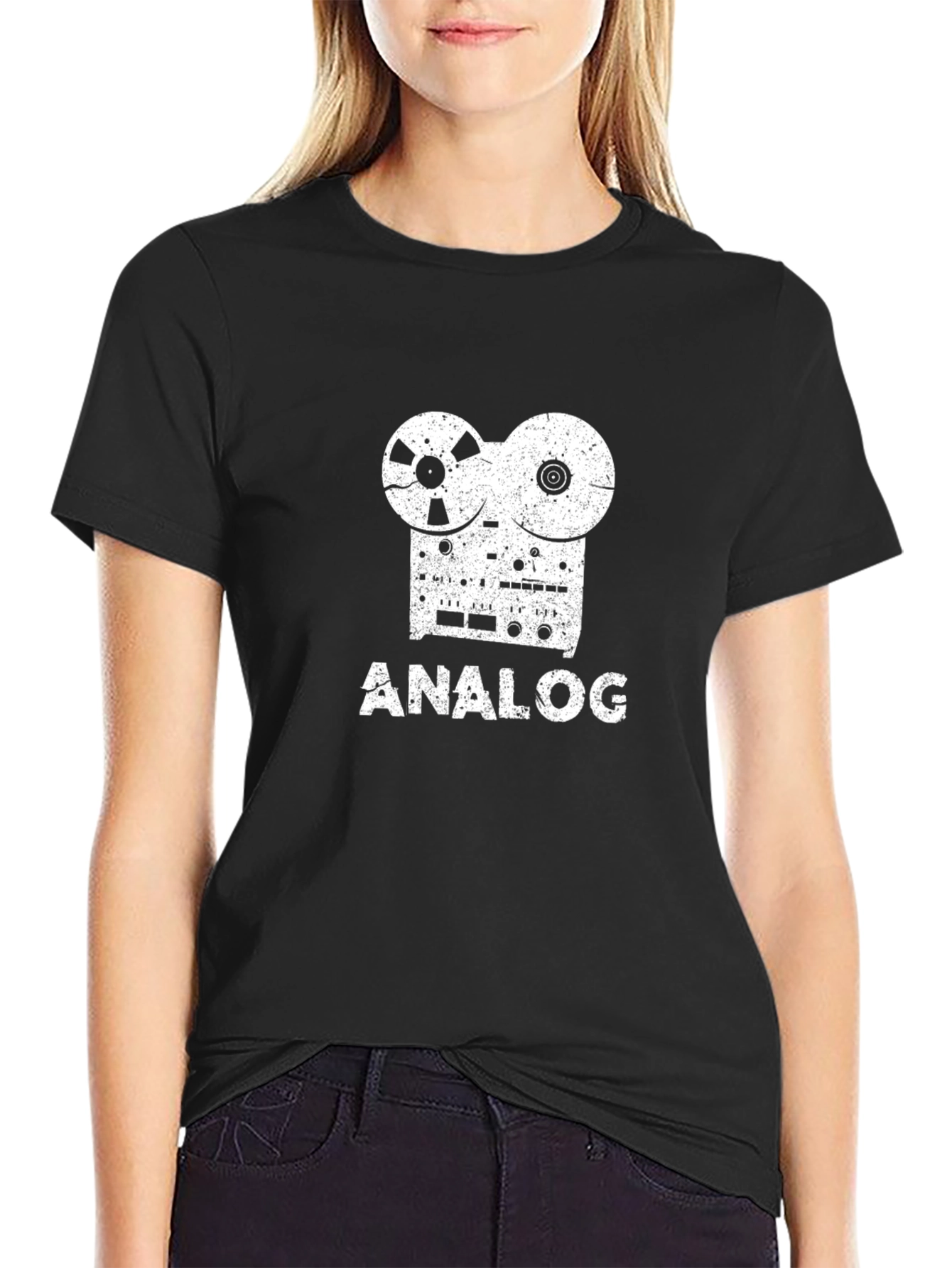 Analog Reel-to-Reel Black T-Shirt