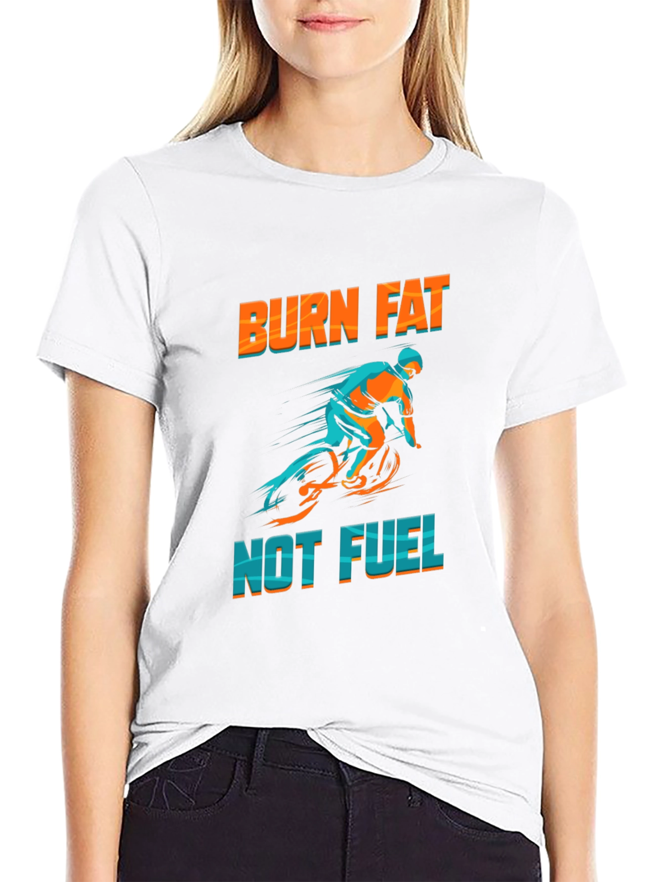 Burn Fat Not Fuel Graphic Tee