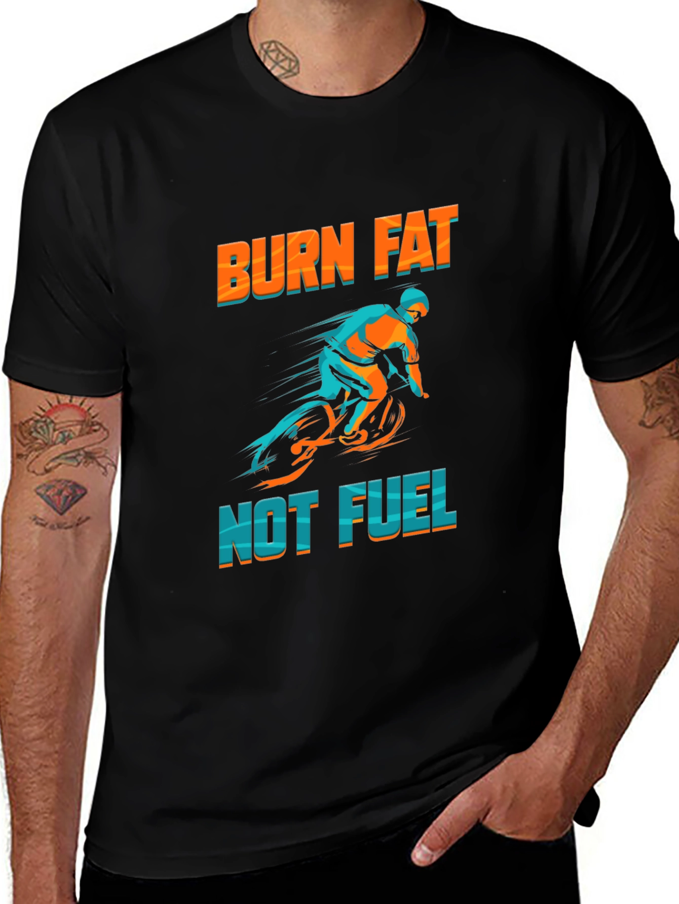 Burn Fat Not Fuel Graphic Tee