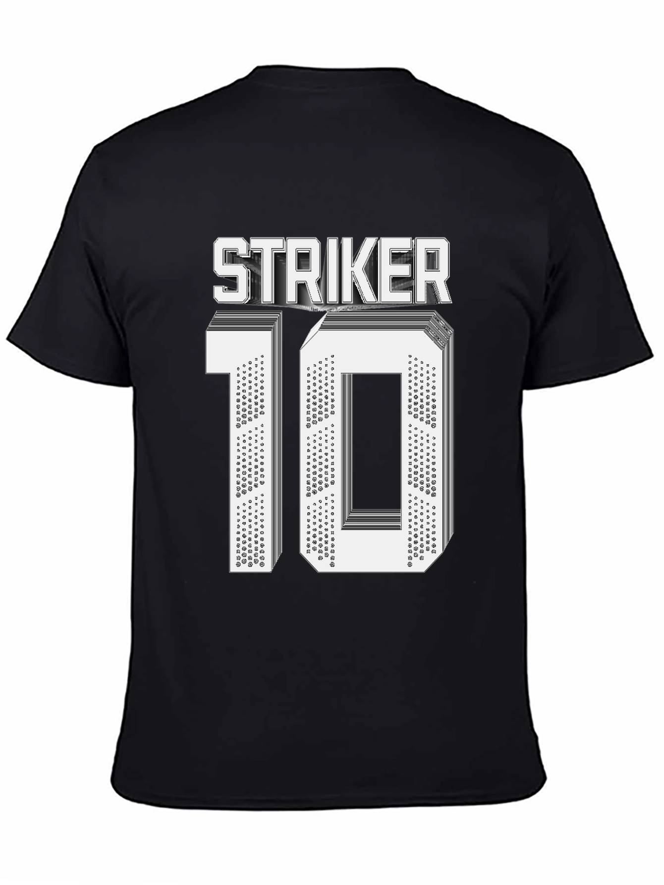 Striker #10 Graphic T-Shirt - Black