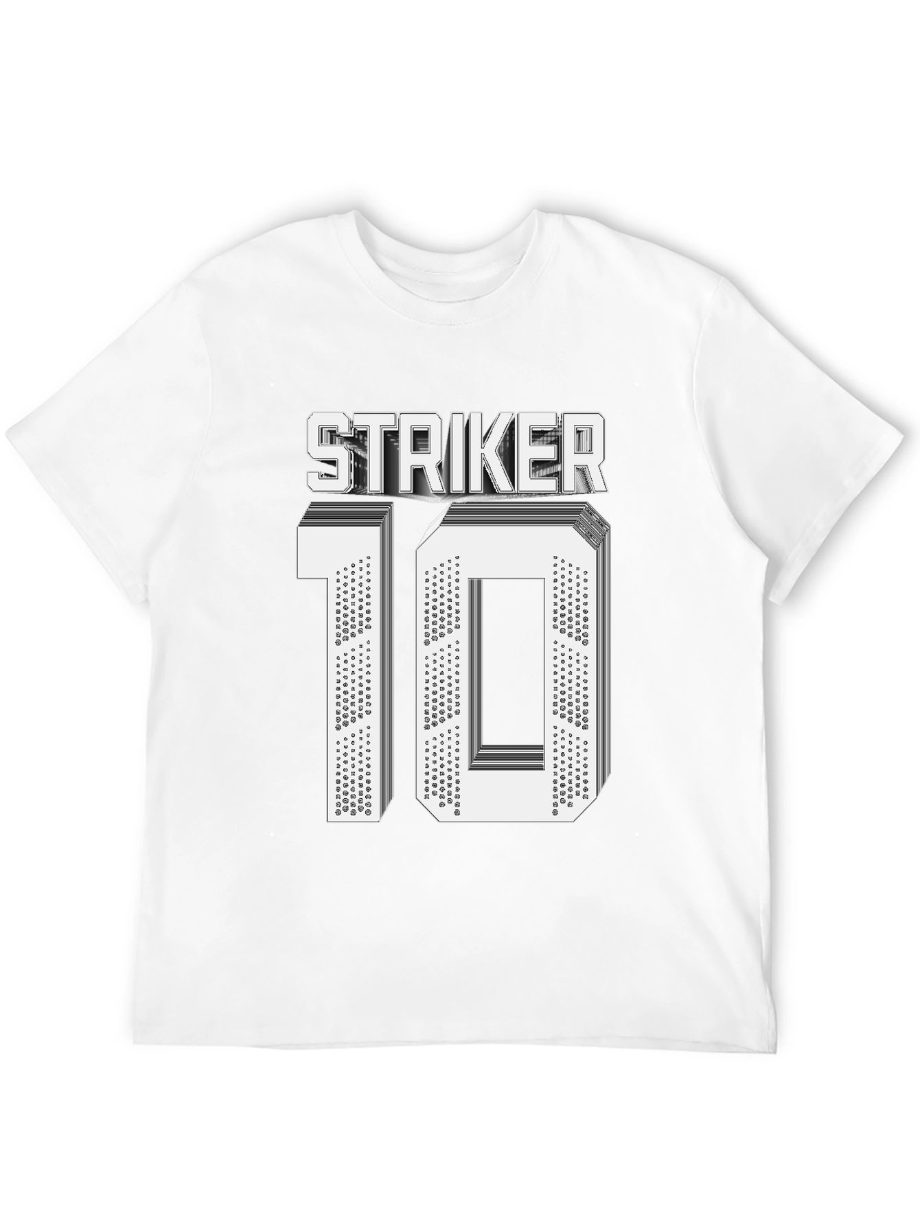 Striker #10 Graphic T-Shirt - Black