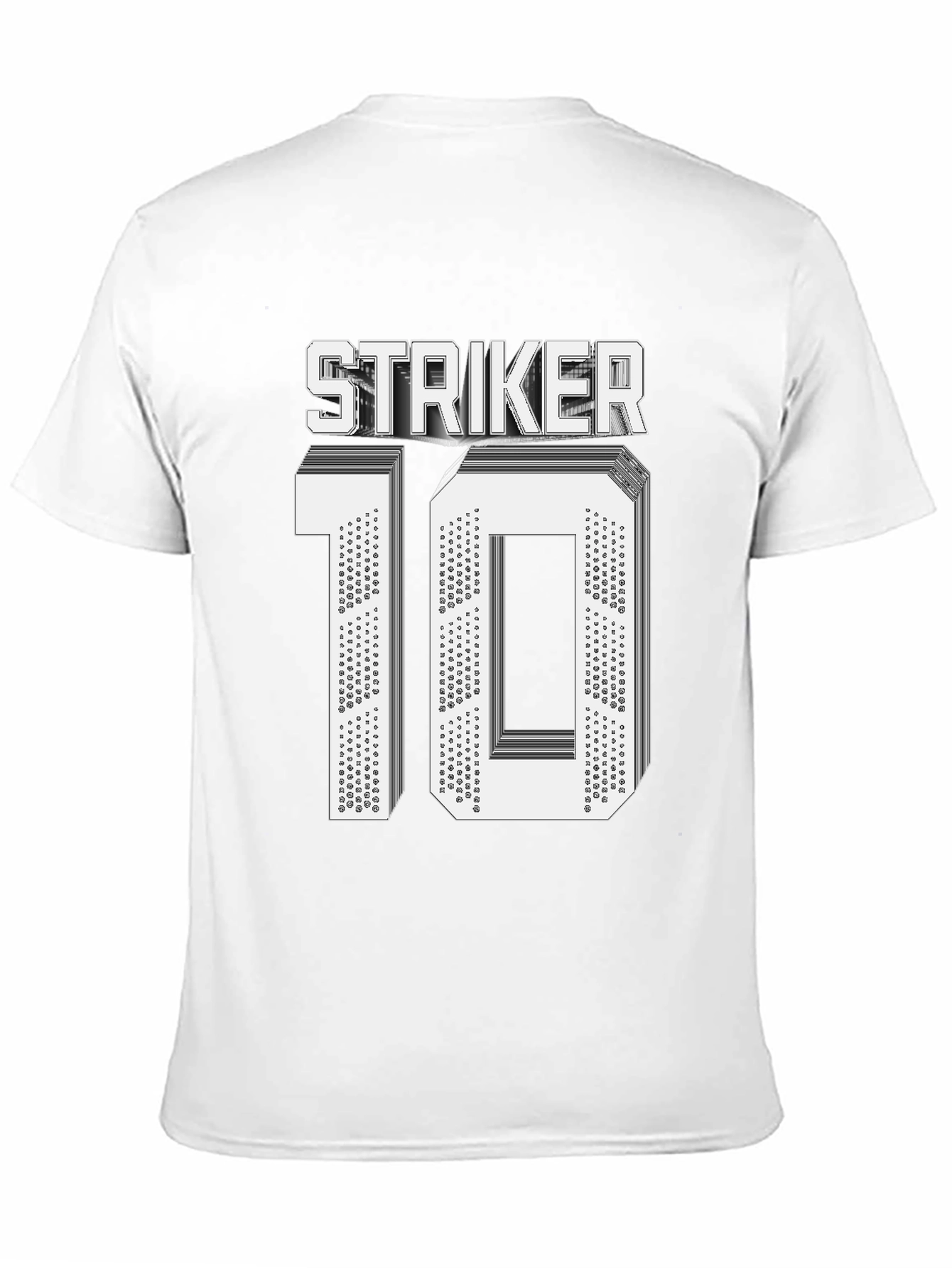Striker #10 Graphic T-Shirt - Black