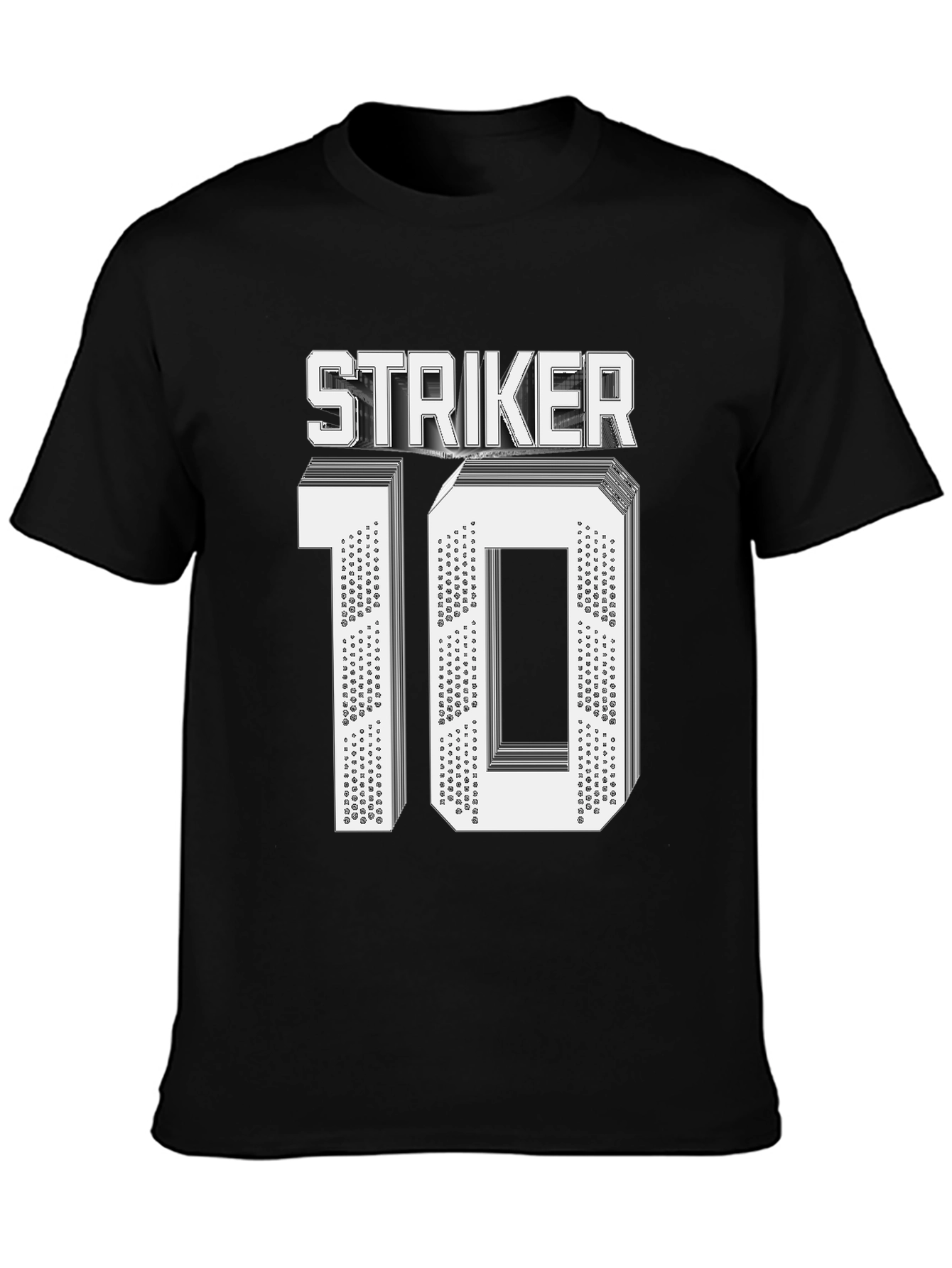 Striker #10 Graphic T-Shirt - Black