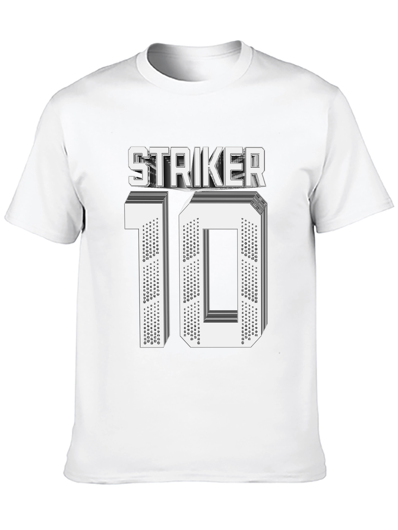 Striker #10 Graphic T-Shirt - Black