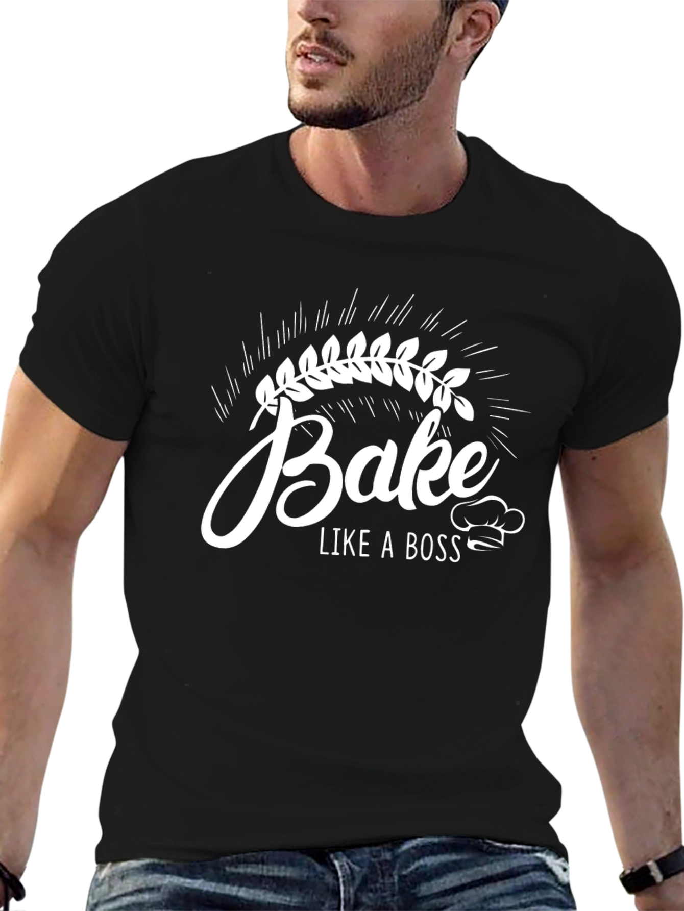Bake Like A Boss Black T-Shirt