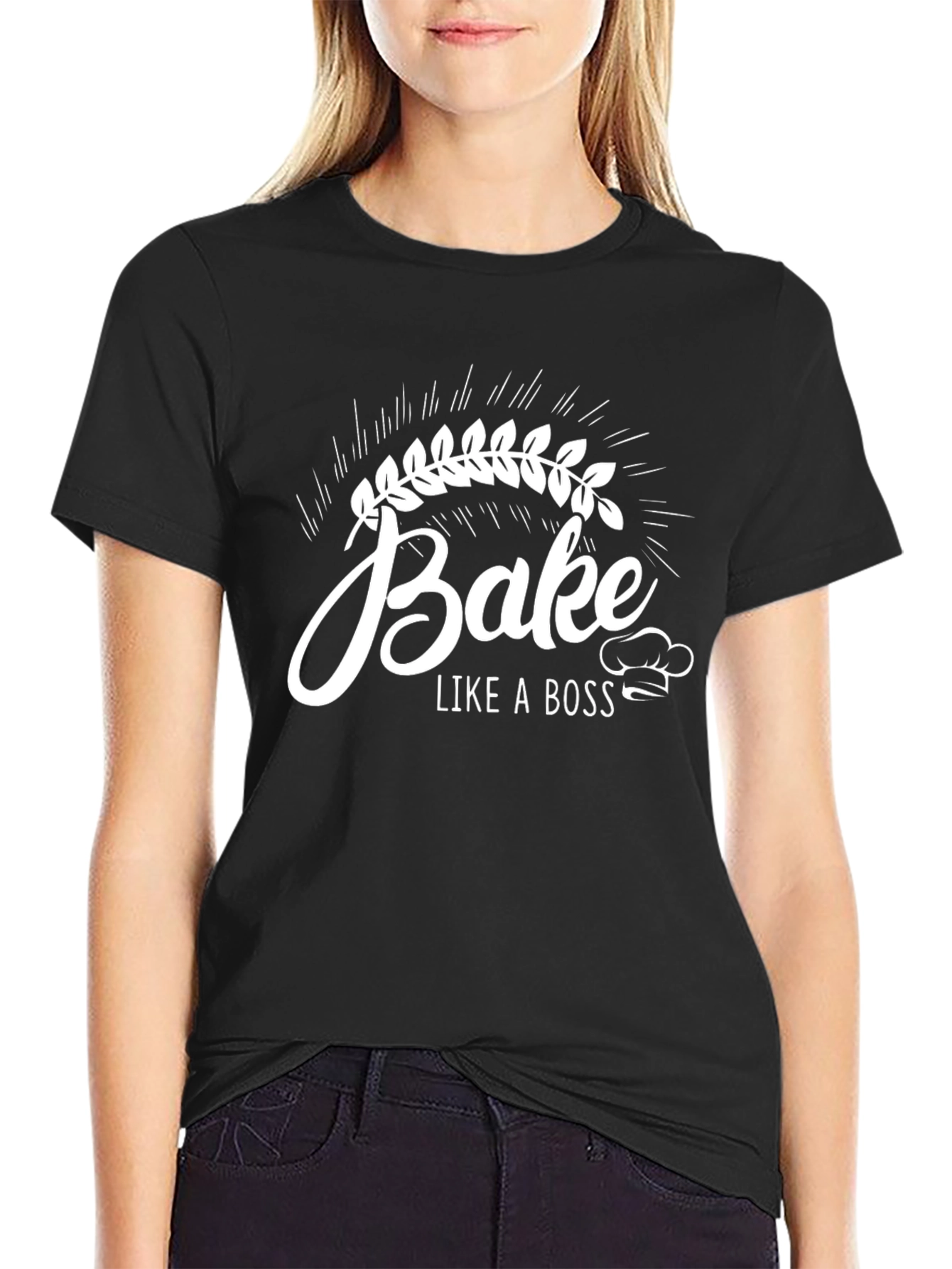 Bake Like A Boss Black T-Shirt