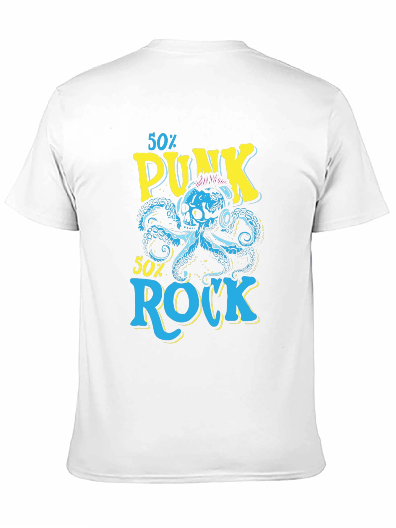 Punk Rock Octopus Graphic T-Shirt