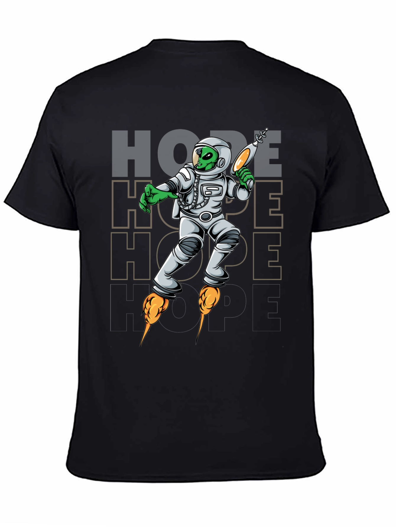 Retro Alien Astronaut Hope T-Shirt