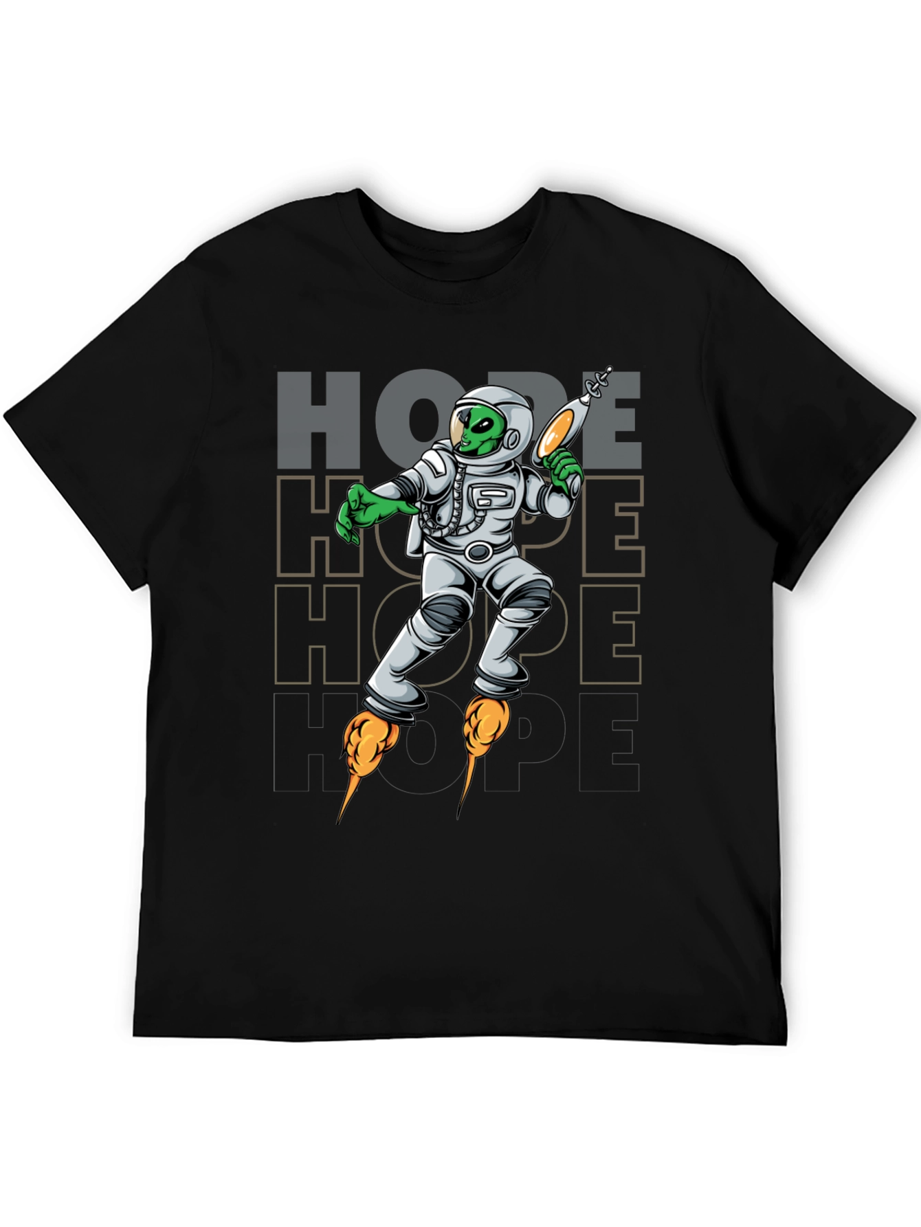 Retro Alien Astronaut Hope T-Shirt