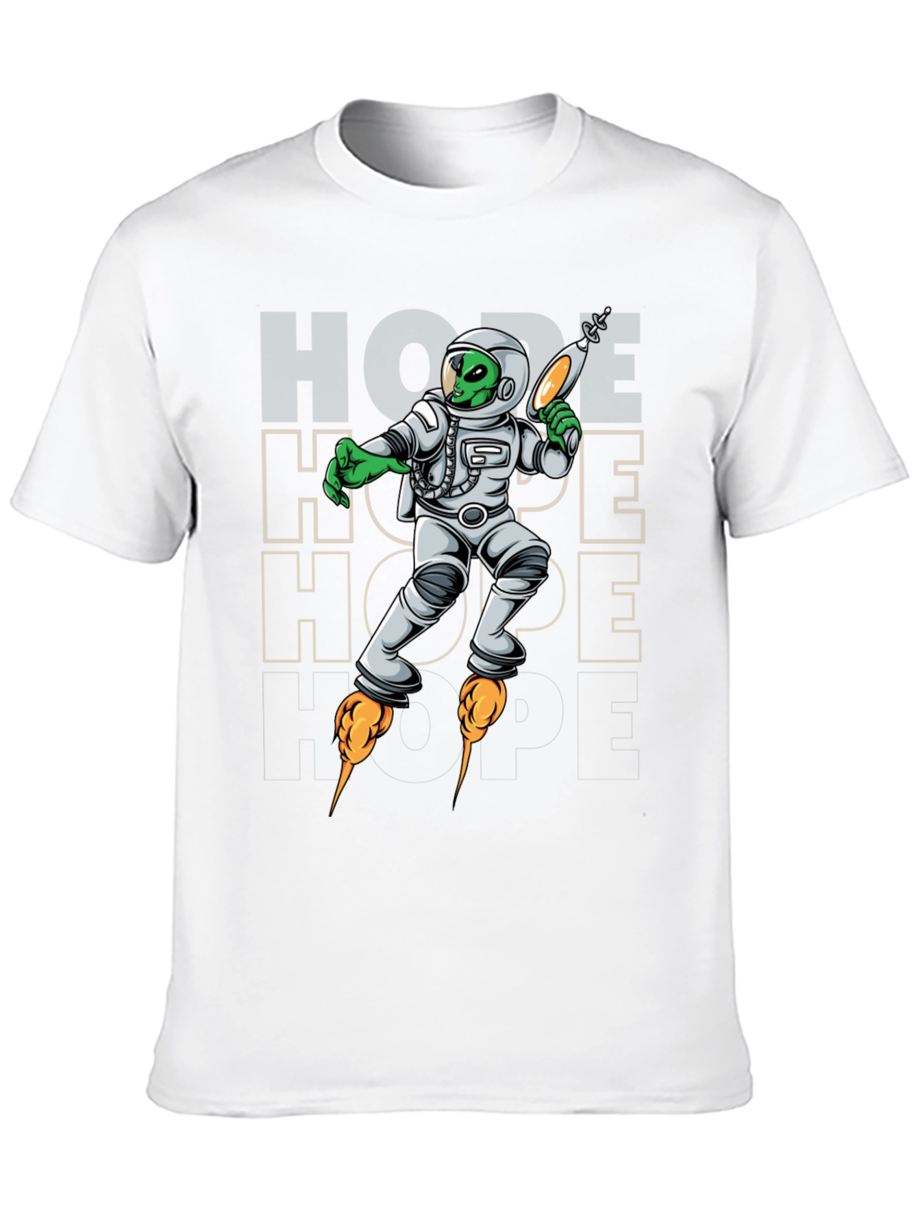 Retro Alien Astronaut Hope T-Shirt