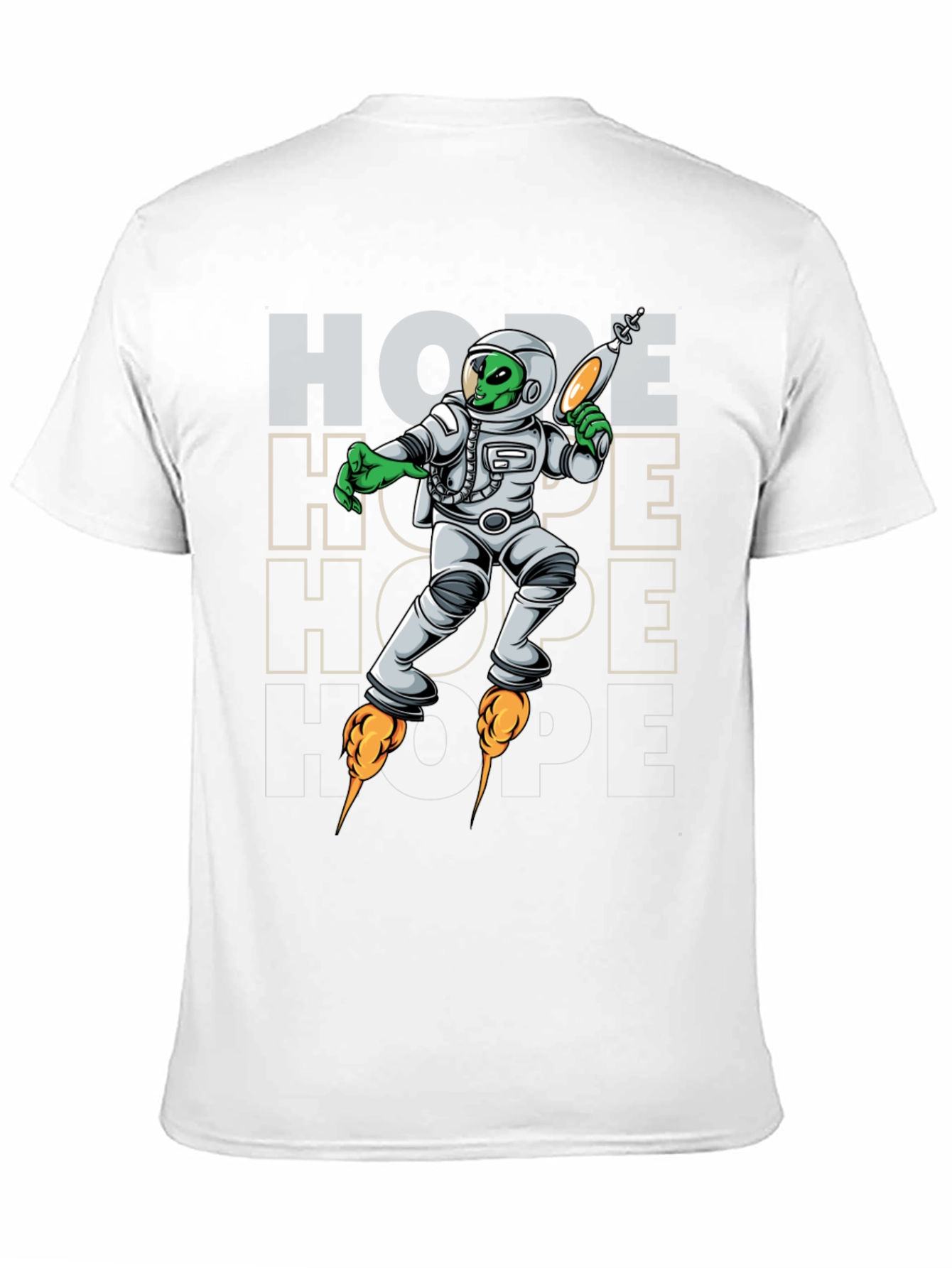 Retro Alien Astronaut Hope T-Shirt