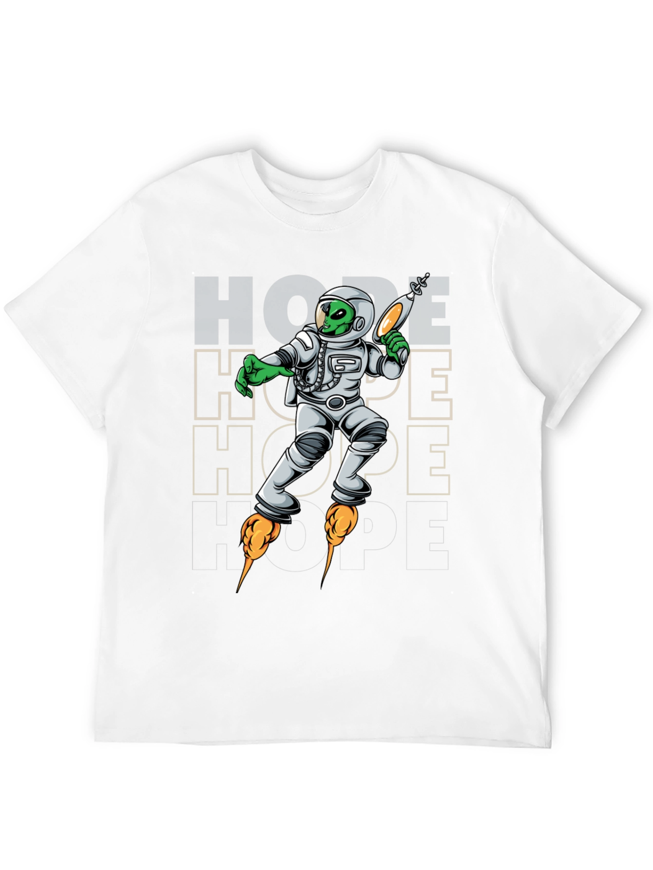 Retro Alien Astronaut Hope T-Shirt