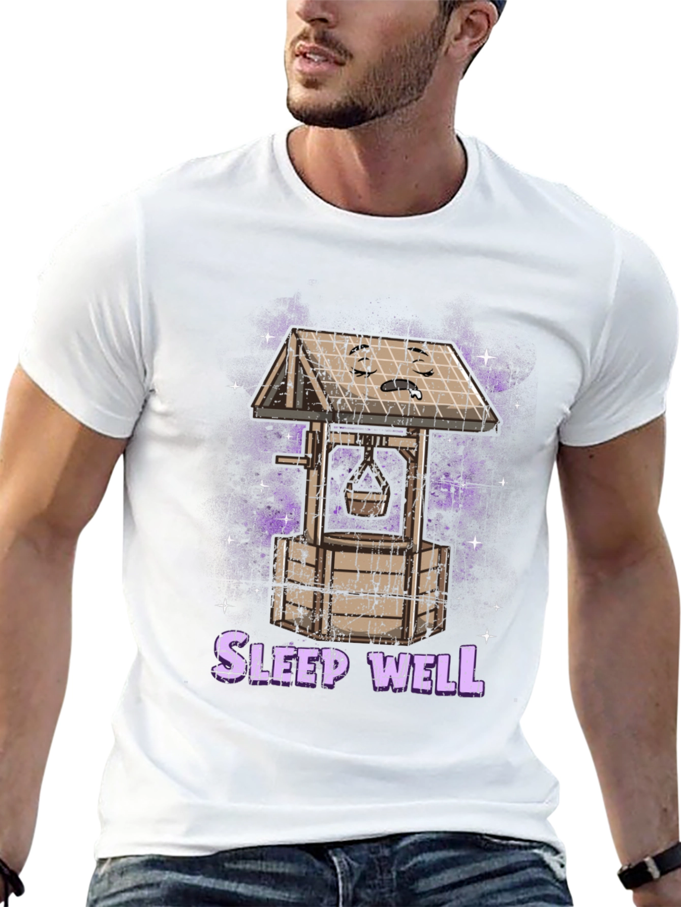 Sleep Well Wishing Well T-Shirt - Relaxing and Unique