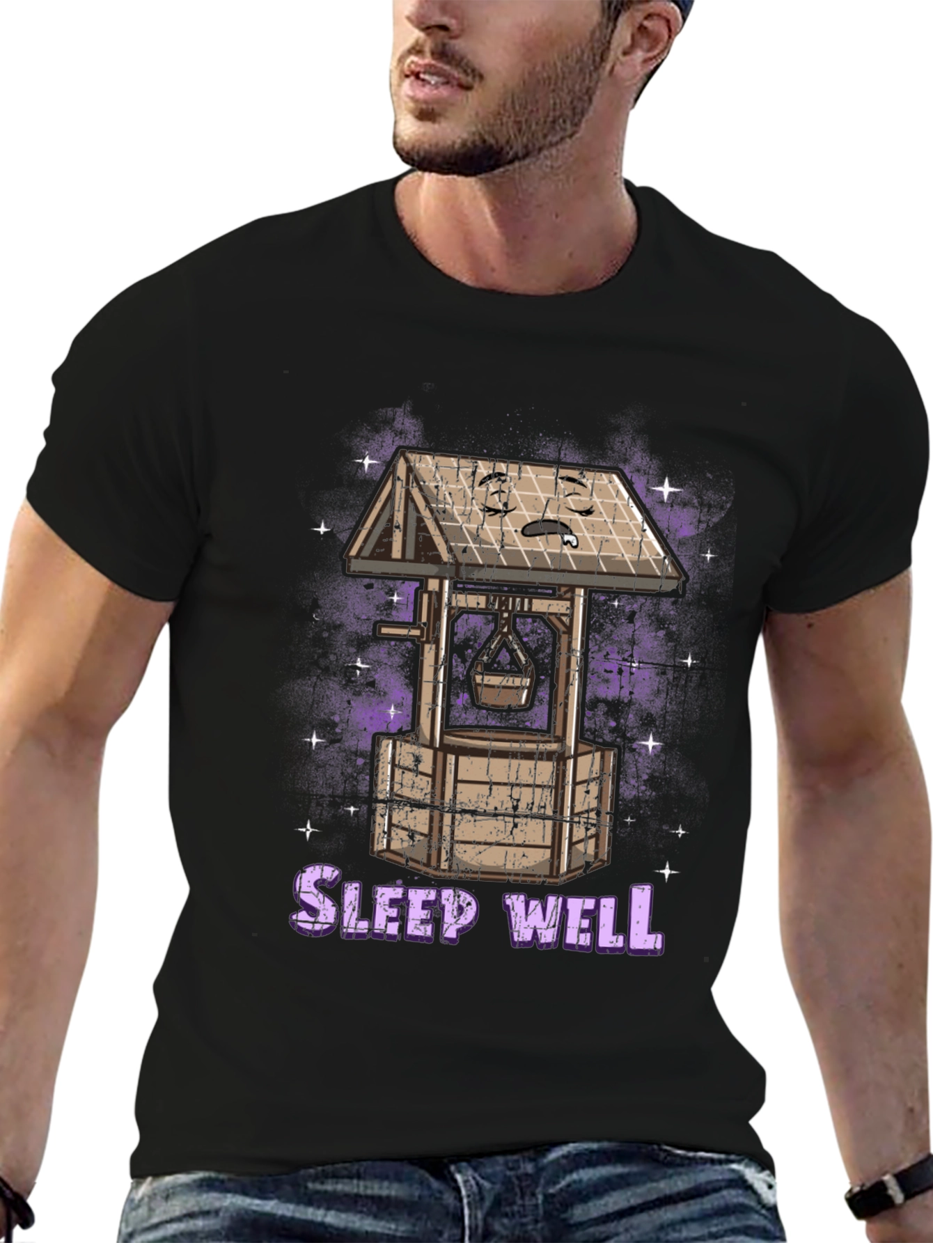 Sleep Well Wishing Well T-Shirt - Relaxing and Unique