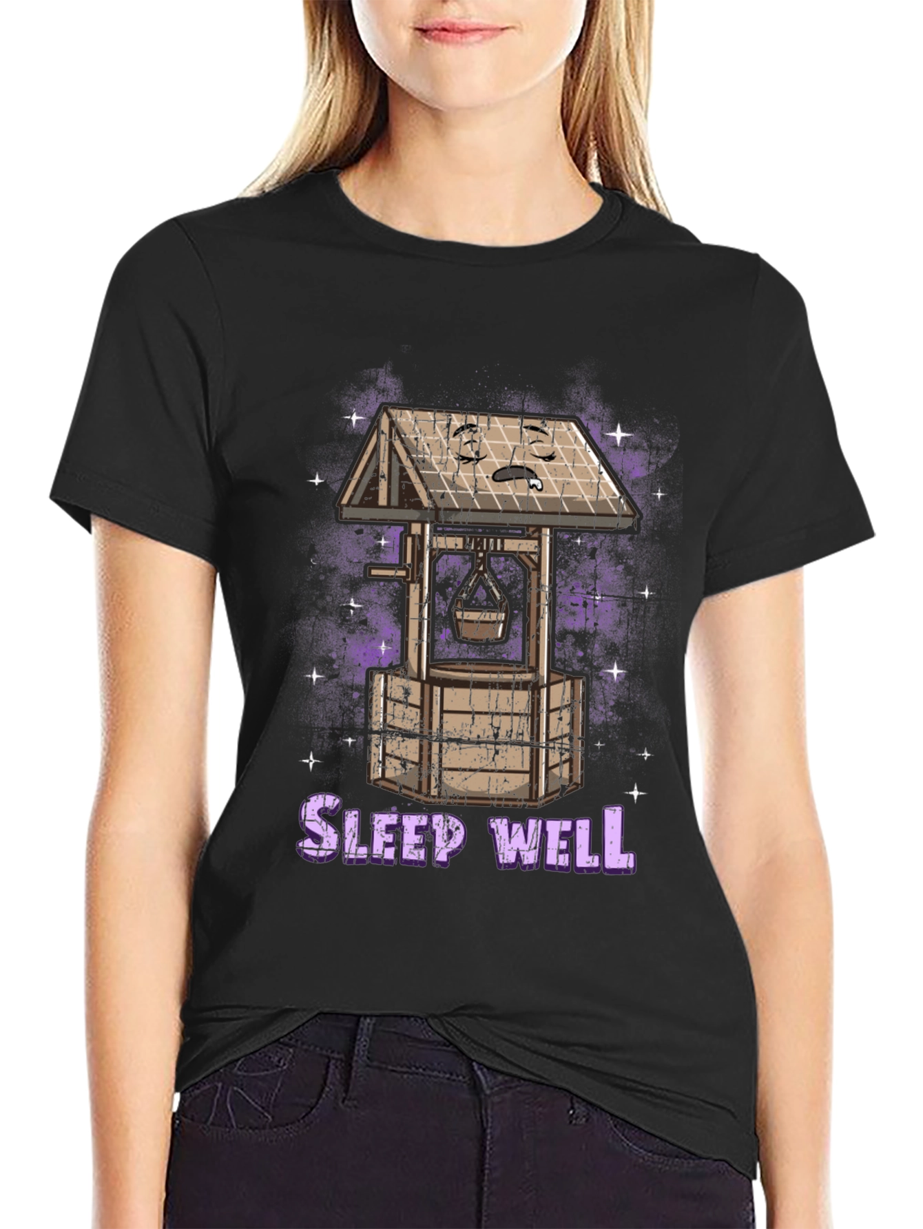 Sleep Well Wishing Well T-Shirt - Relaxing and Unique