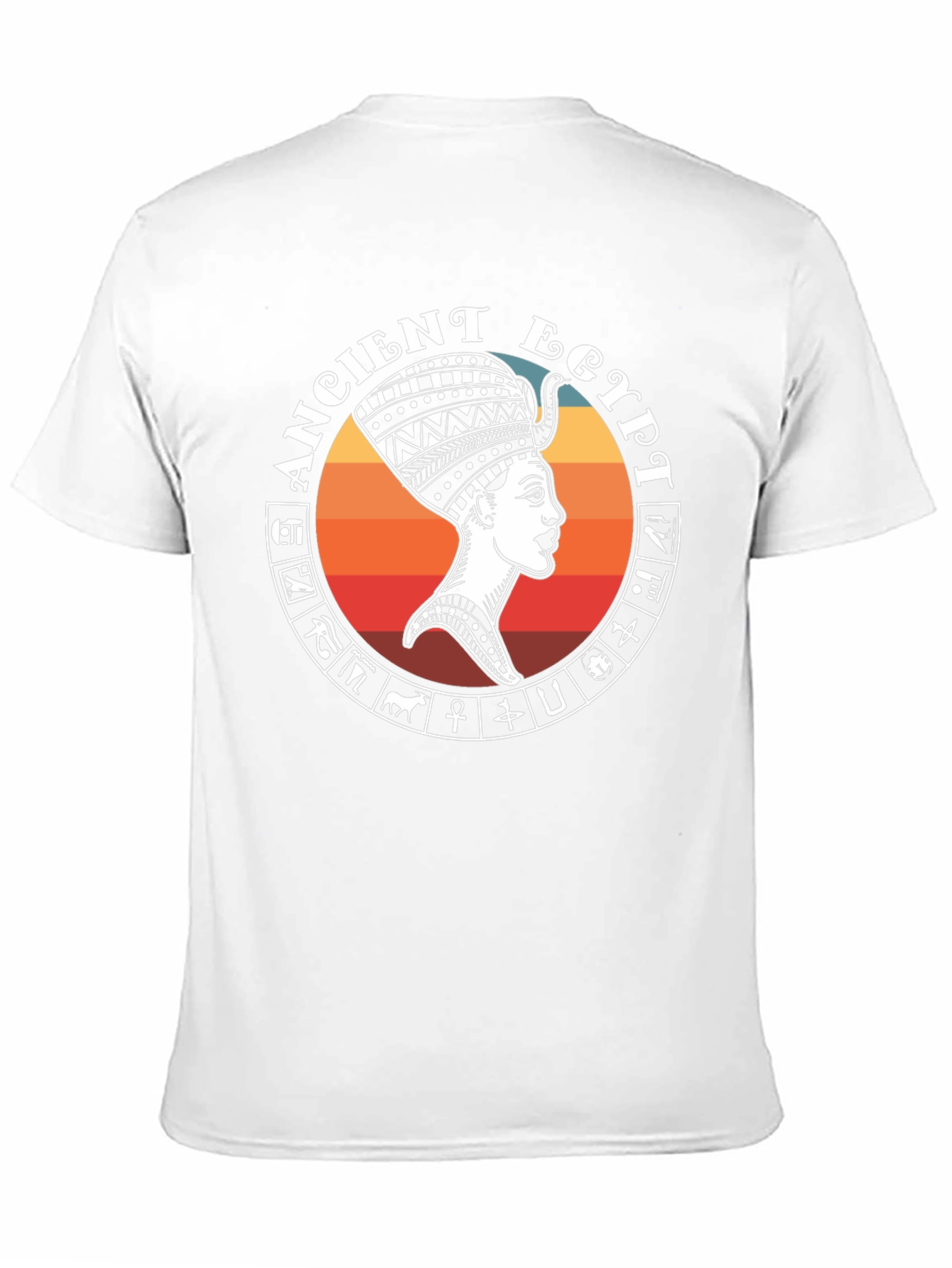 Ancient Egypt Graphic Tee - Black Cotton T-Shirt