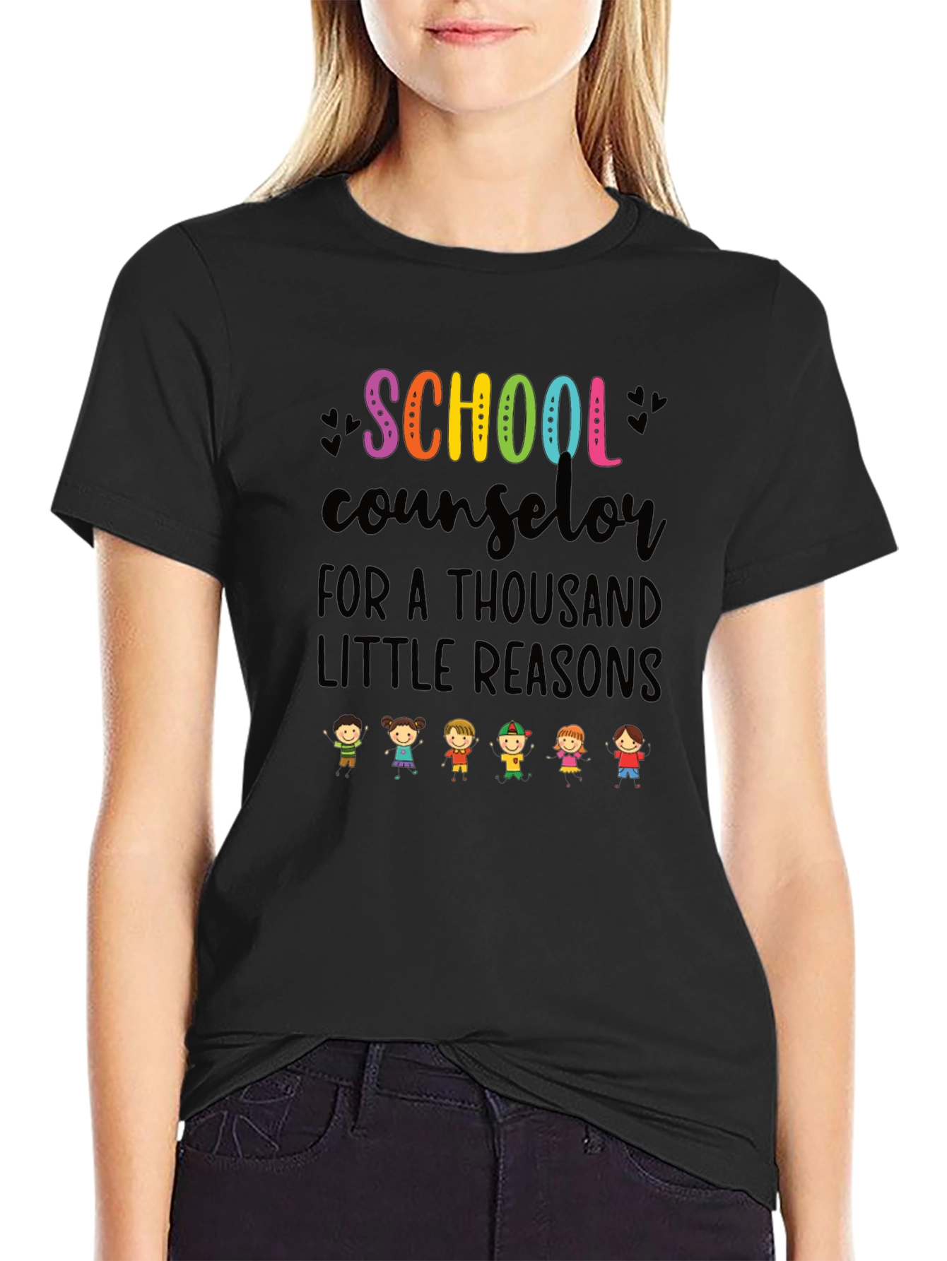 School Counselor T-Shirt: A Thousand Reasons