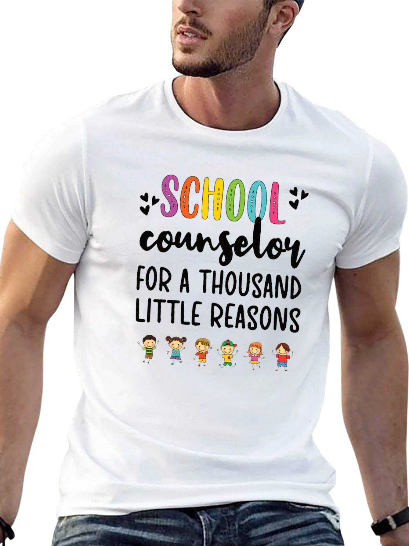 School Counselor T-Shirt: A Thousand Reasons