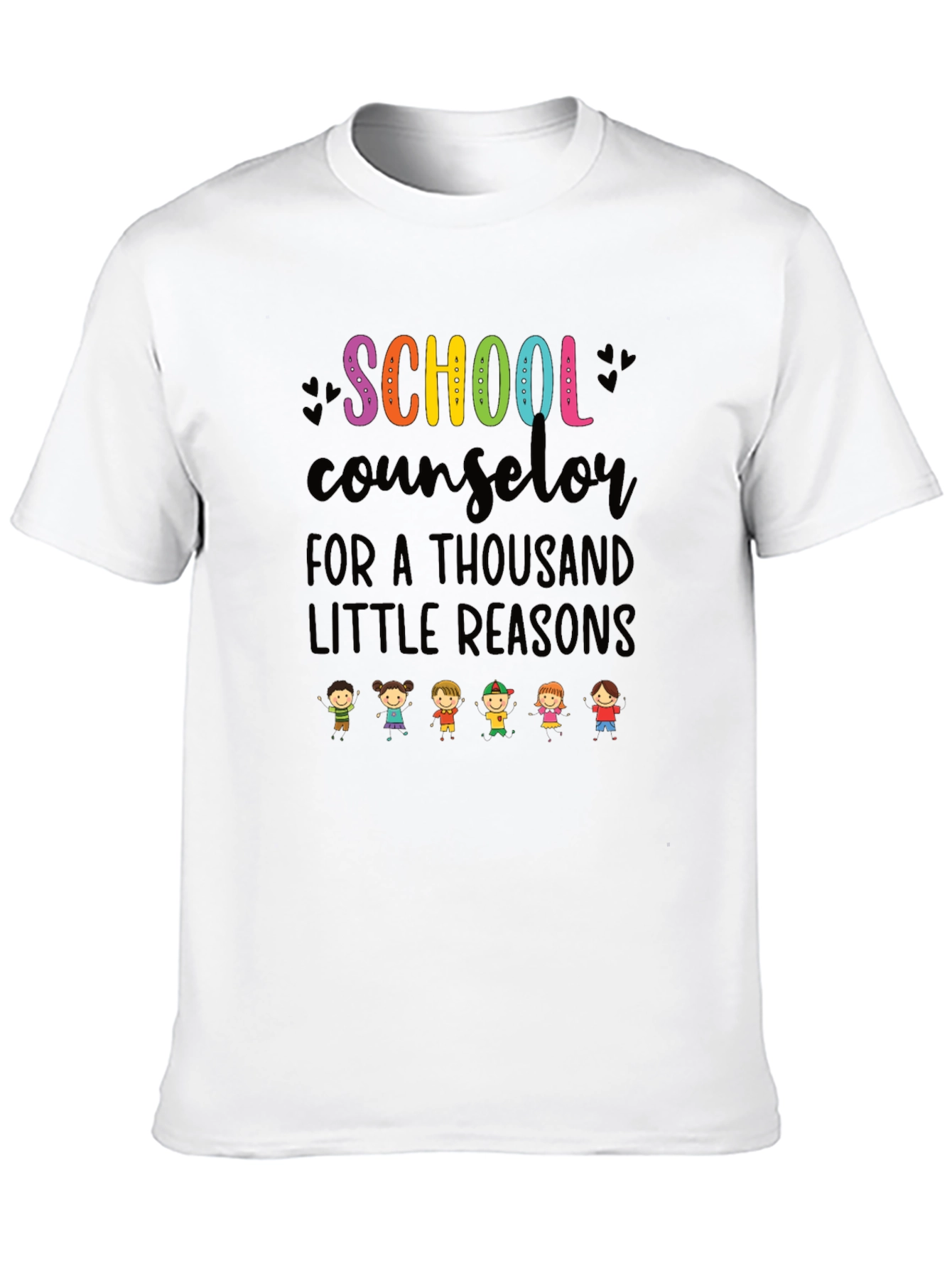 School Counselor T-Shirt: A Thousand Reasons