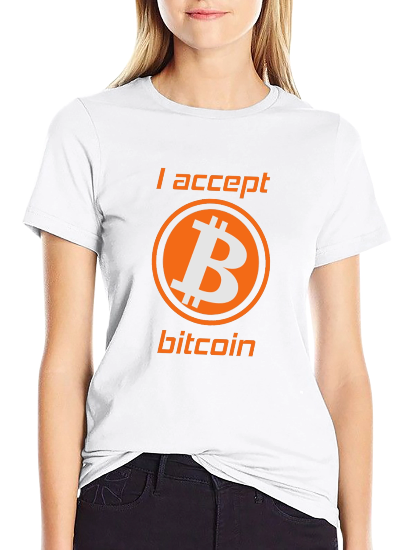 I Accept Bitcoin Tee - Crypto Enthusiast T-Shirt