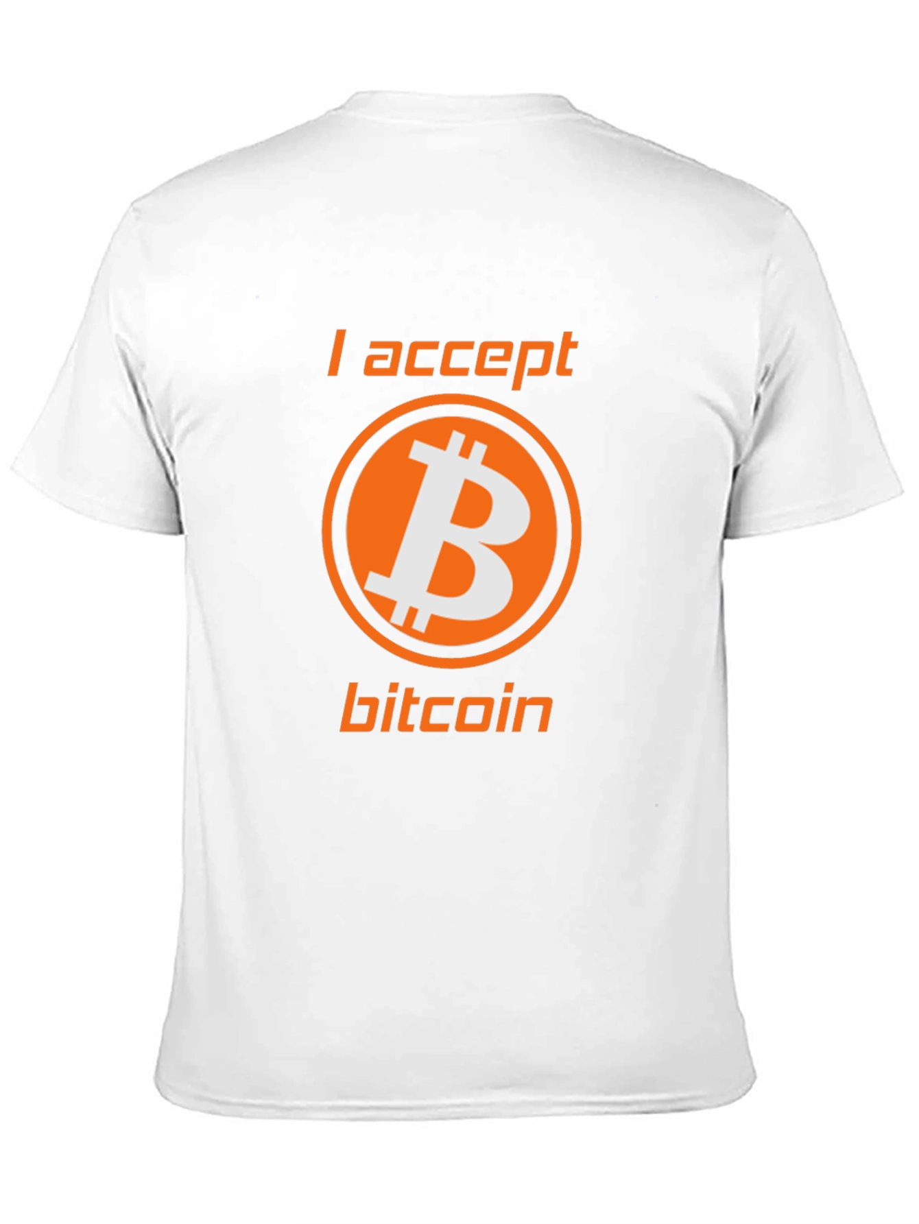 I Accept Bitcoin Tee - Crypto Enthusiast T-Shirt