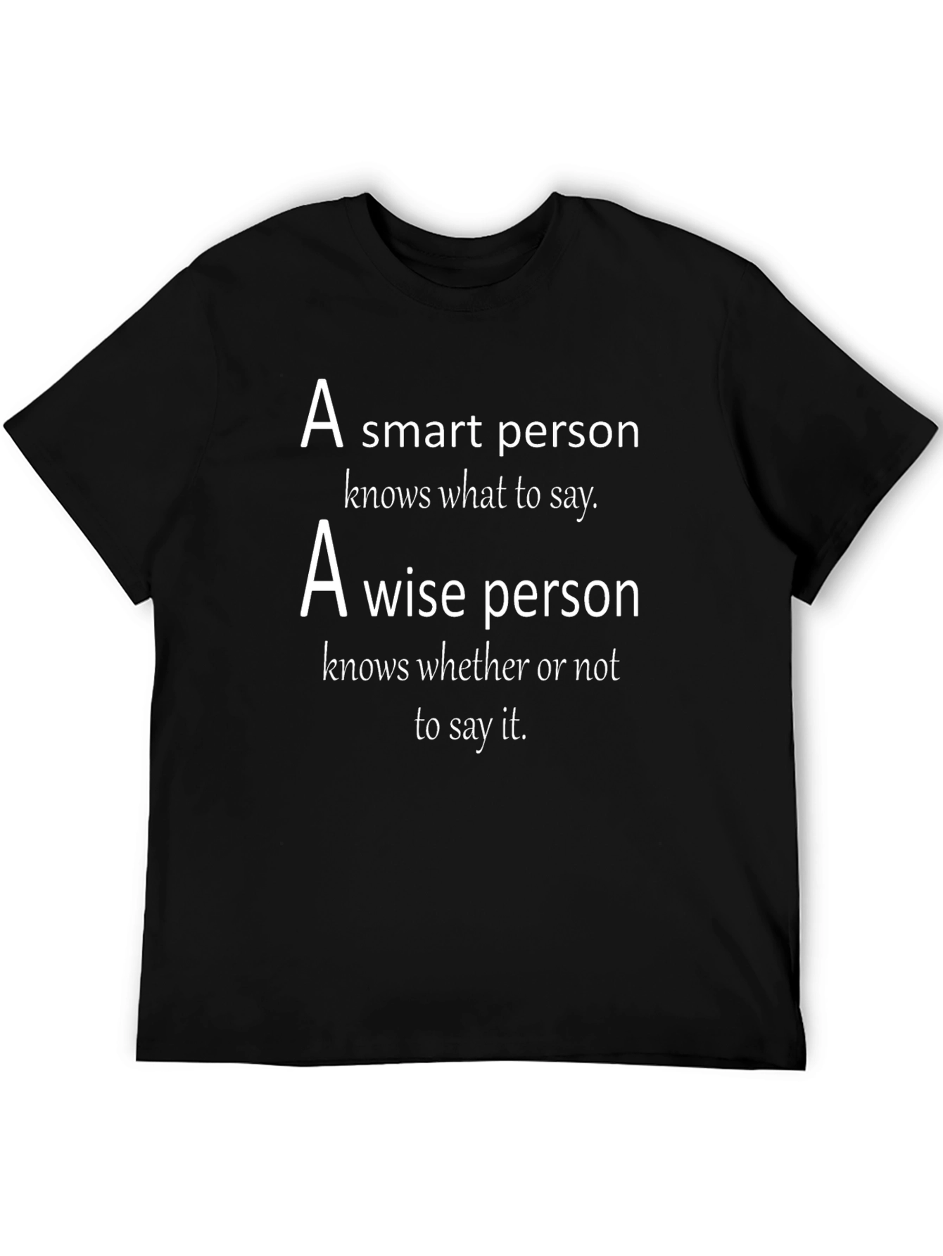 Smart and Wise T-Shirt - Insightful Wisdom Tee