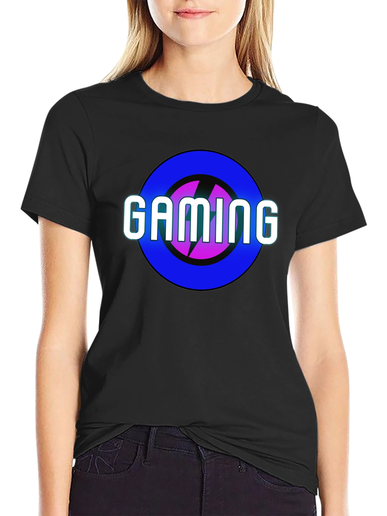 Gaming T-Shirt - Electric Bolt Design