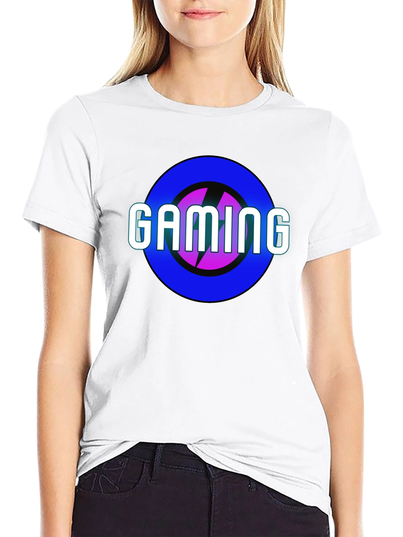 Gaming T-Shirt - Electric Bolt Design