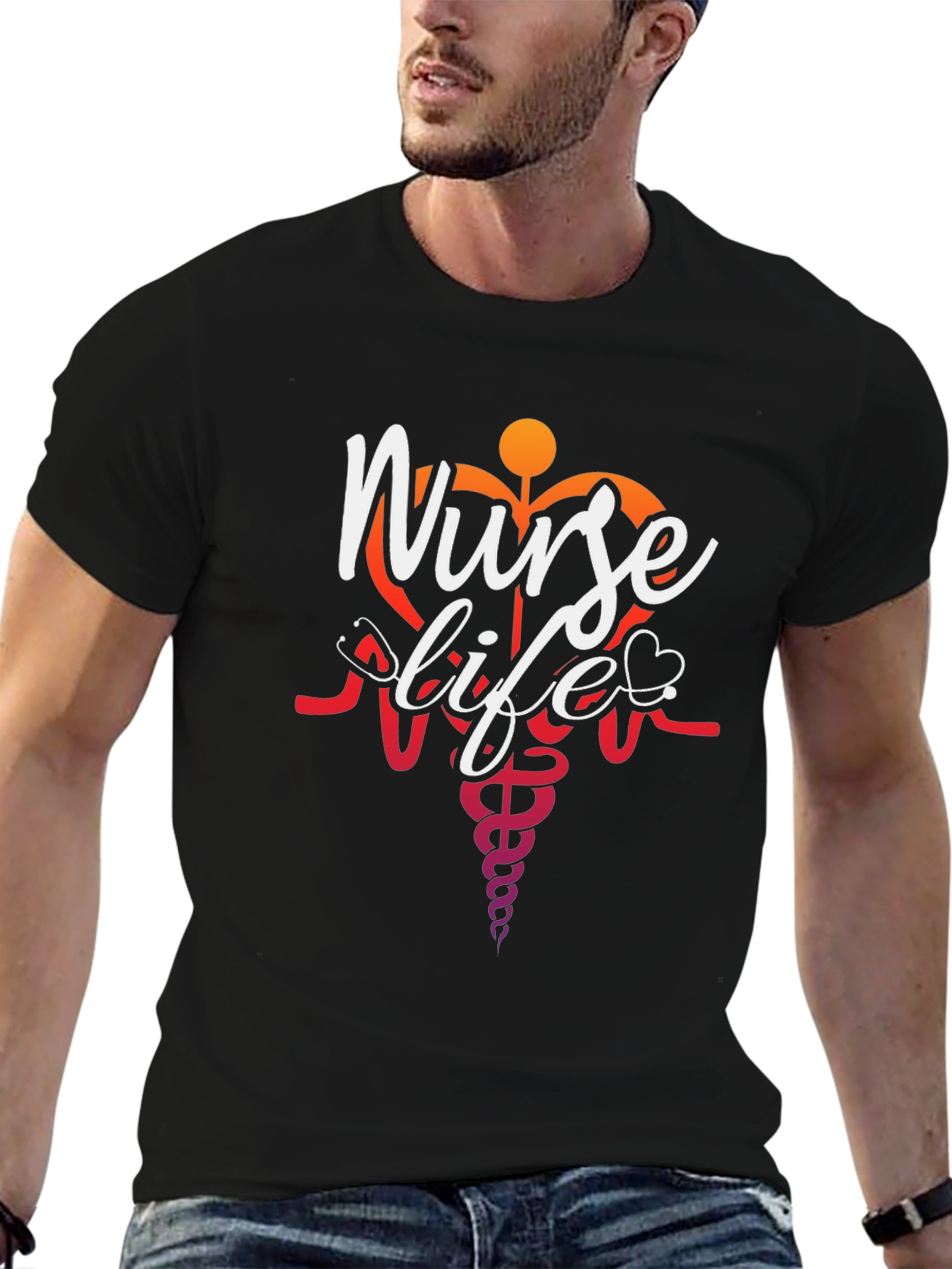 Nurse Life Graphic T-Shirt
