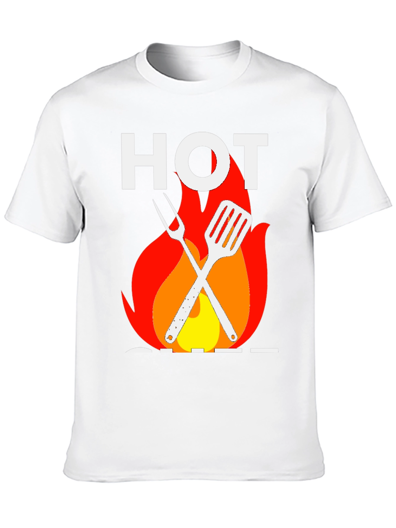 Hot Chef Graphic T-Shirt - Grill Master Tee