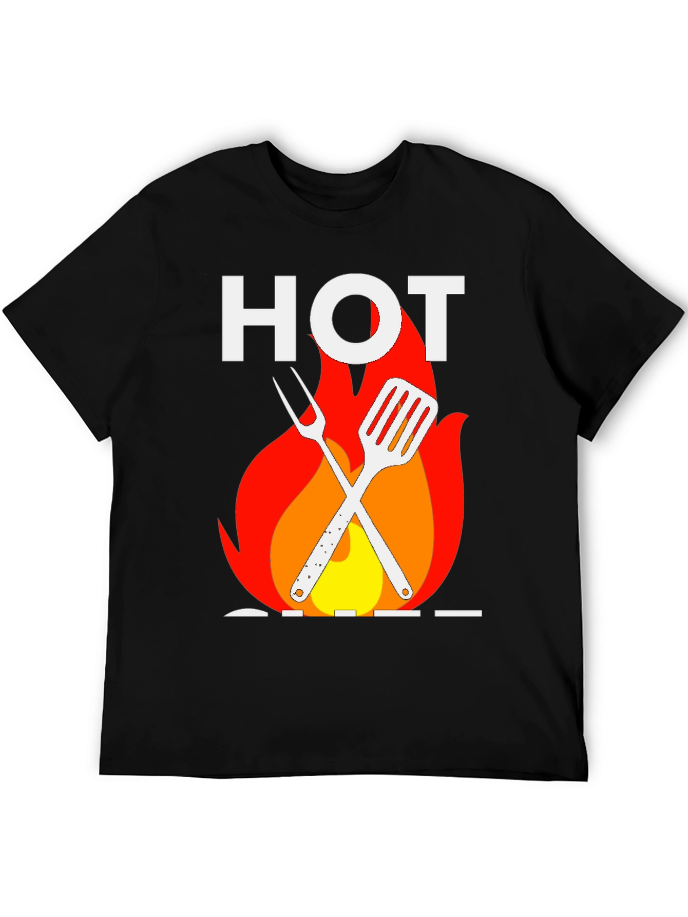 Hot Chef Graphic T-Shirt - Grill Master Tee