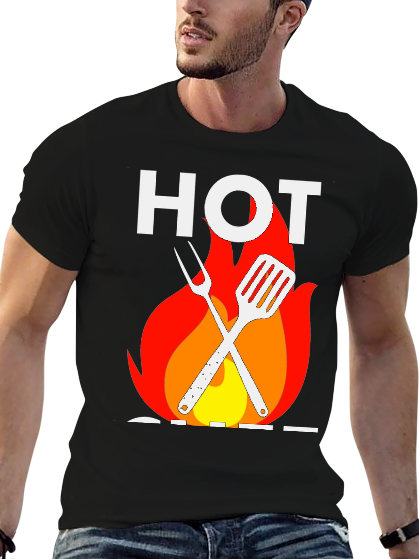 Hot Chef Graphic T-Shirt - Grill Master Tee